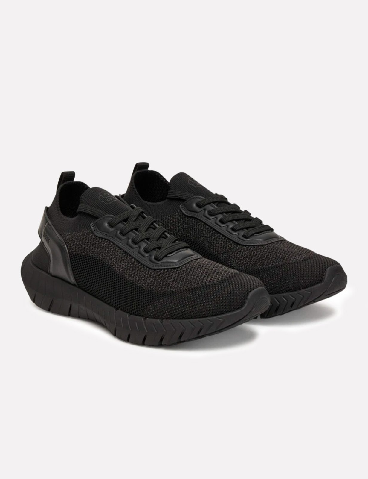 Vista 3 Tênis Hugo Boss Masculino Boss-Motion_Knm preto Hugo Boss preto