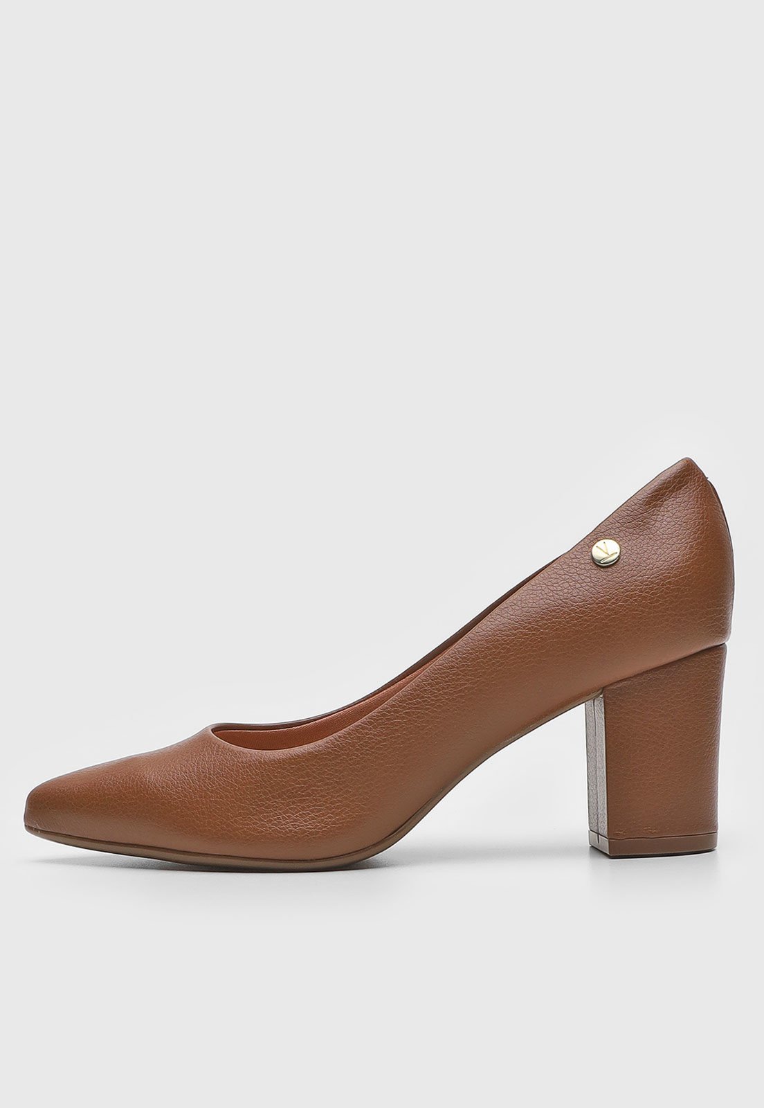 Scarpin Vizzano Liso Caramelo
