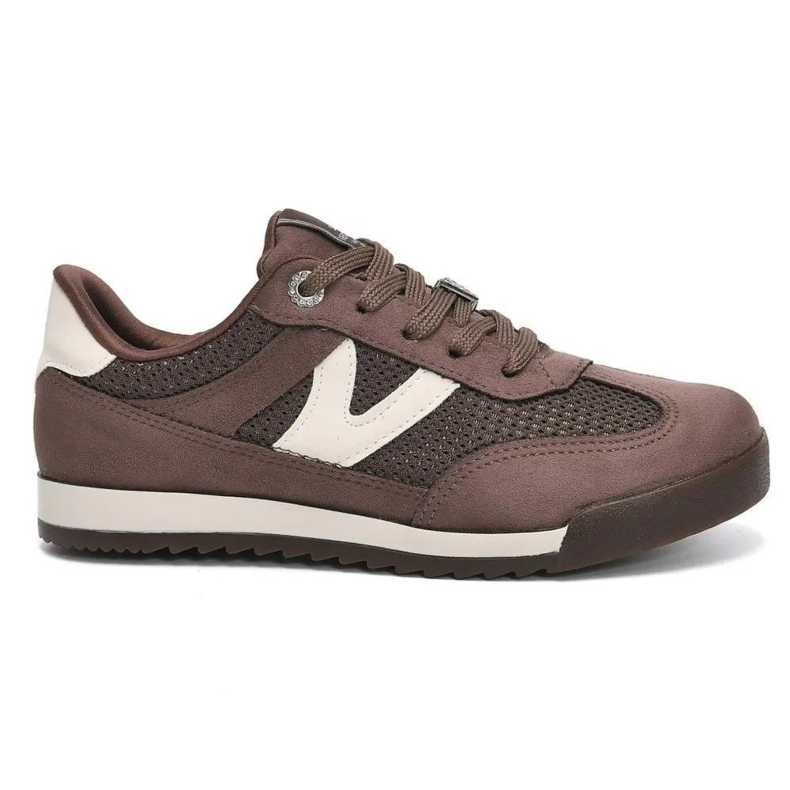 Tênis Via Marte Casual Feminino Plataforma Marrom