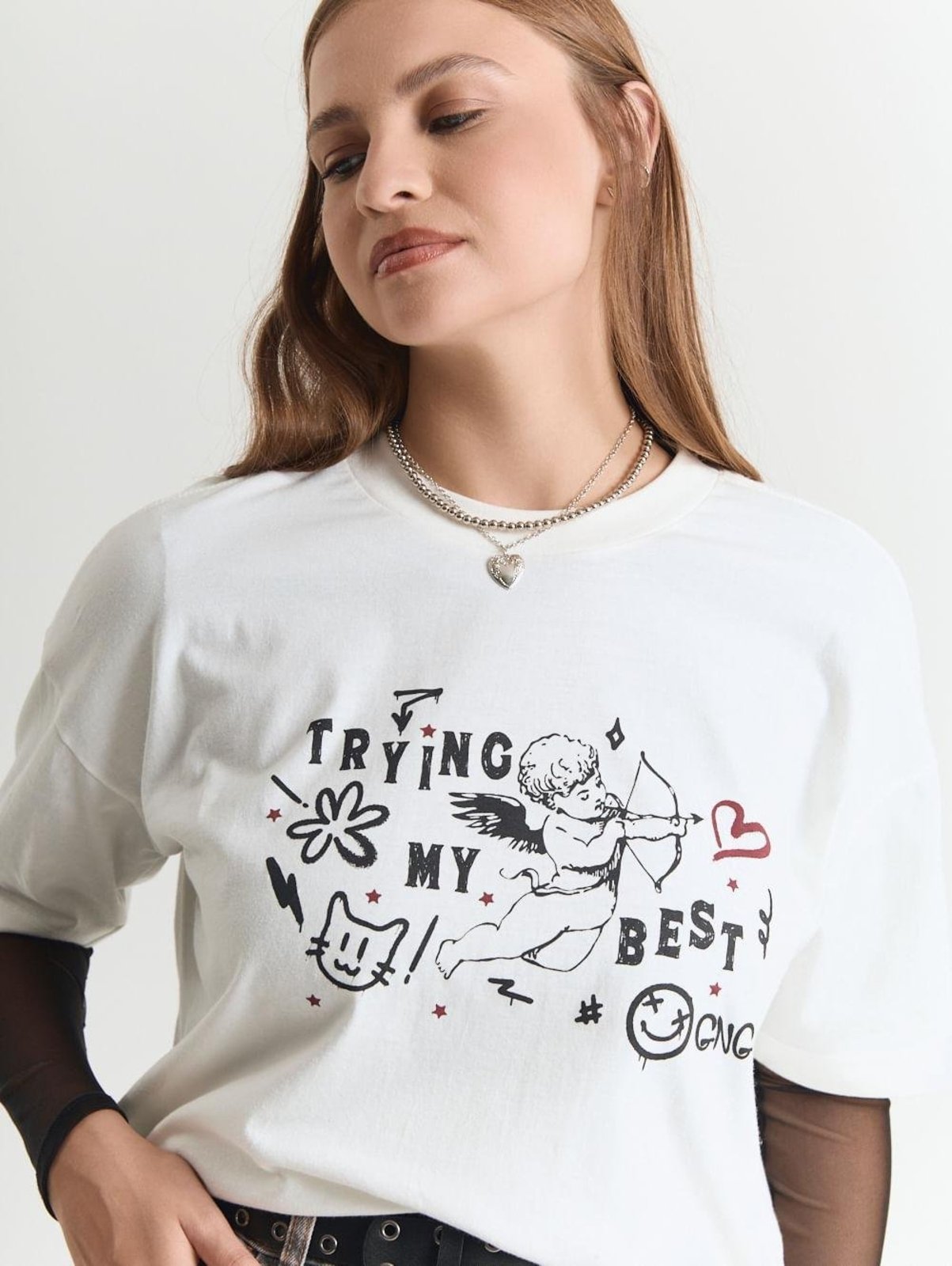 Camiseta trying my best