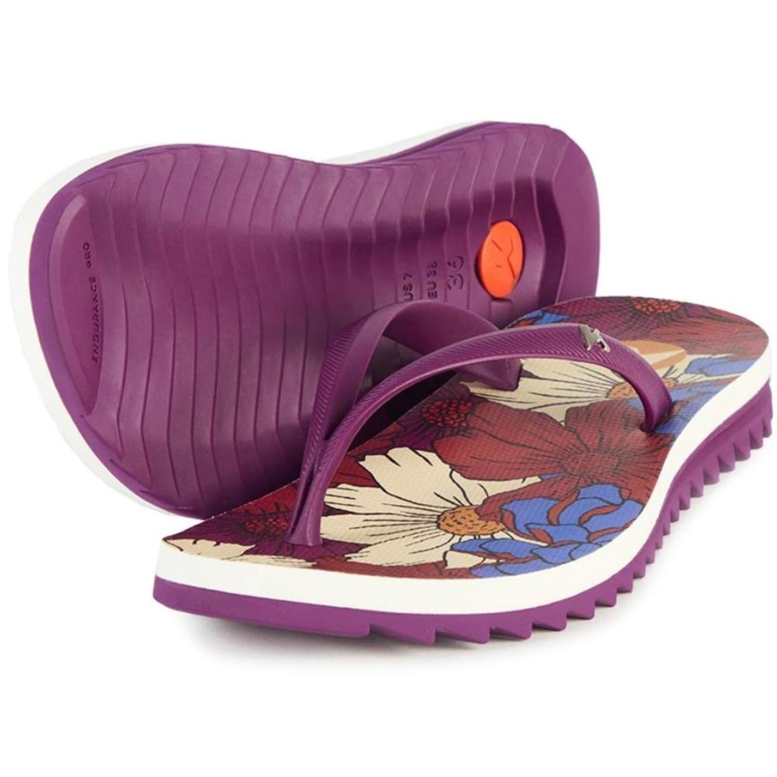 Chinelo Kenner Ibiza Jardim Feminino - Roxo