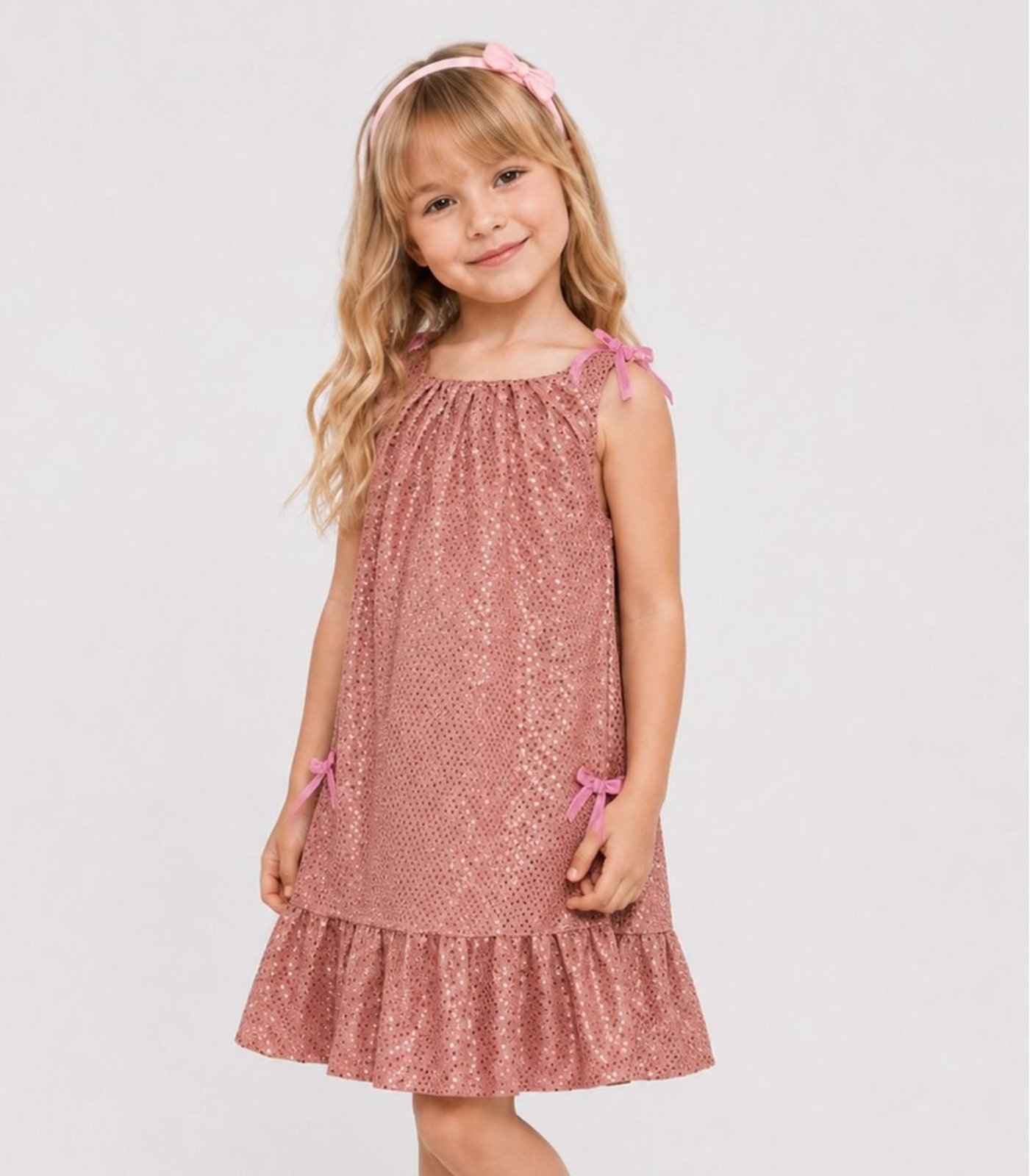 Infantil - Vestido Feminino Intantil Trick Nick Unica