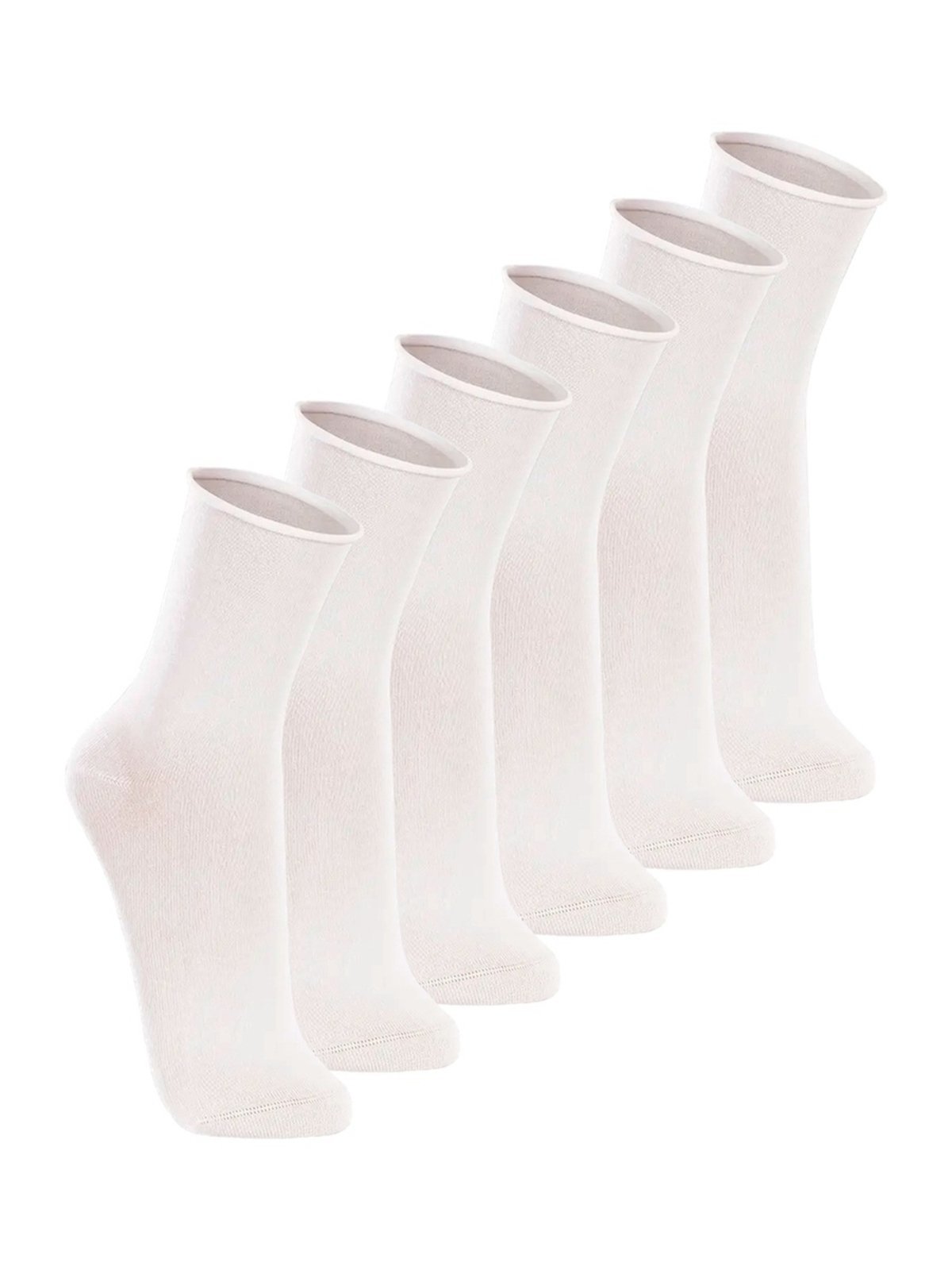 Kit com 6 Pares de Meias sem Punho Casual Lupo 1275-011