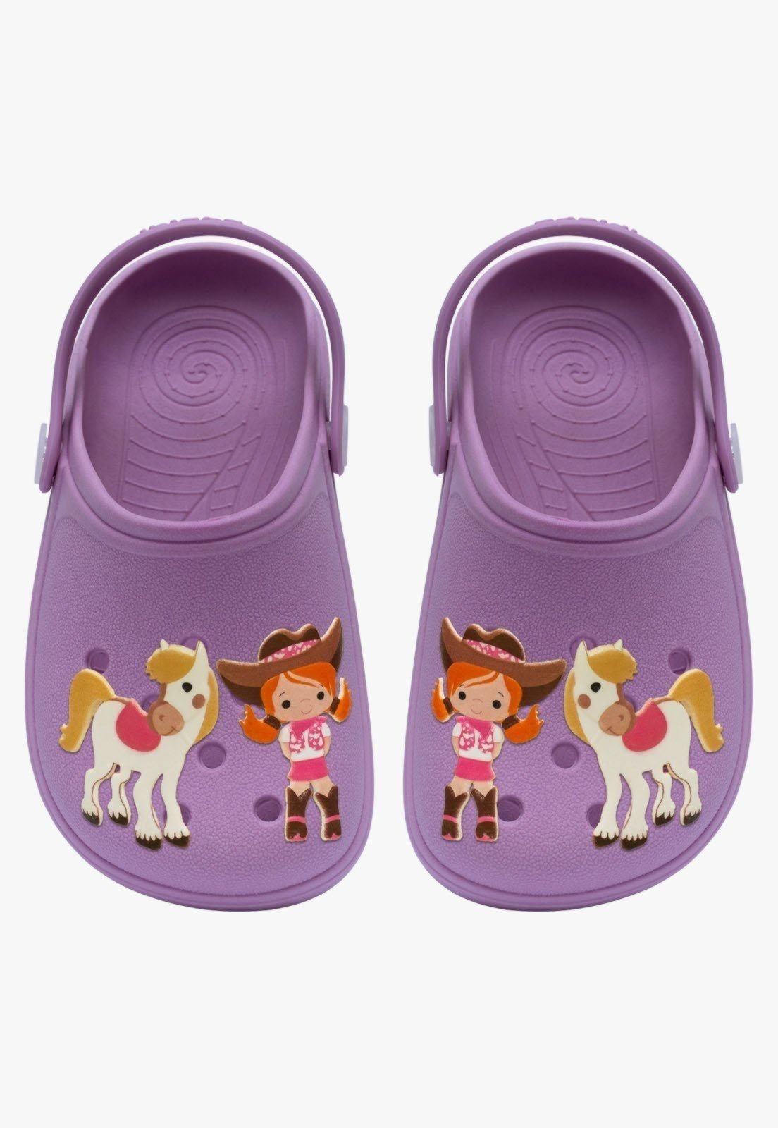 Infantil – Sandalia Babuche Pópidi Menina Cowgirl Lilás