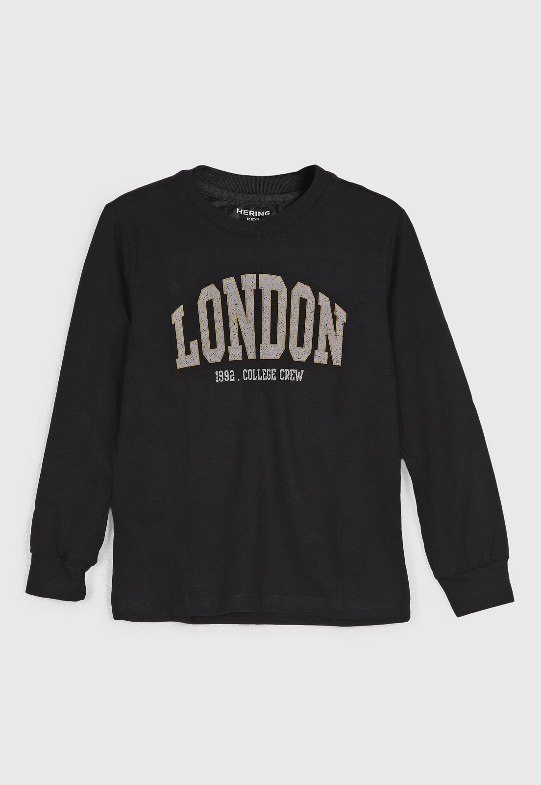 Infantil - Camiseta Hering Estampa London Preta