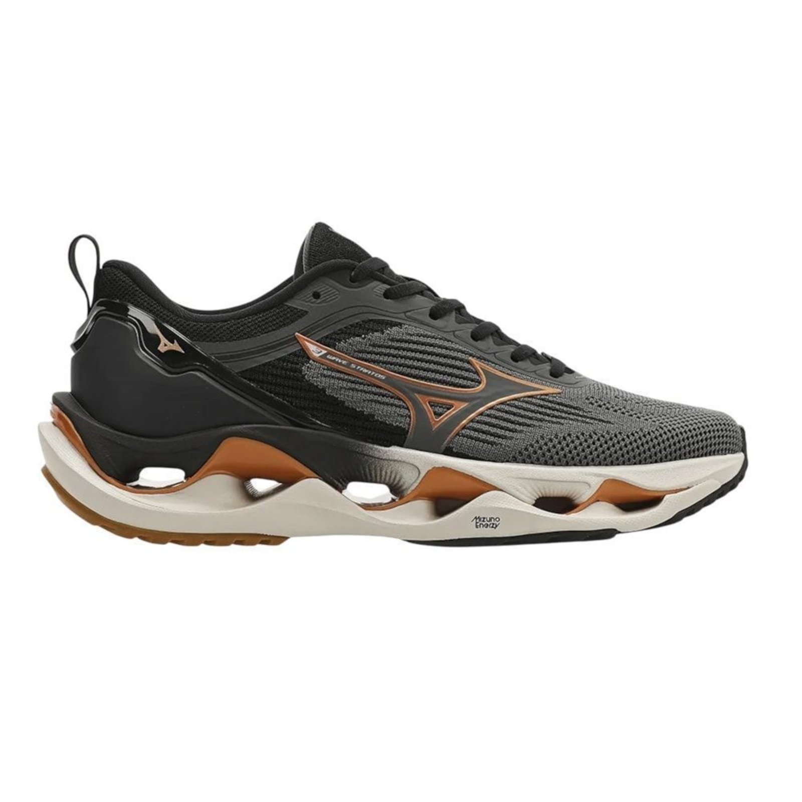 Tênis Mizuno Wave Stratos 3 Unissex - Cinza - mizuno