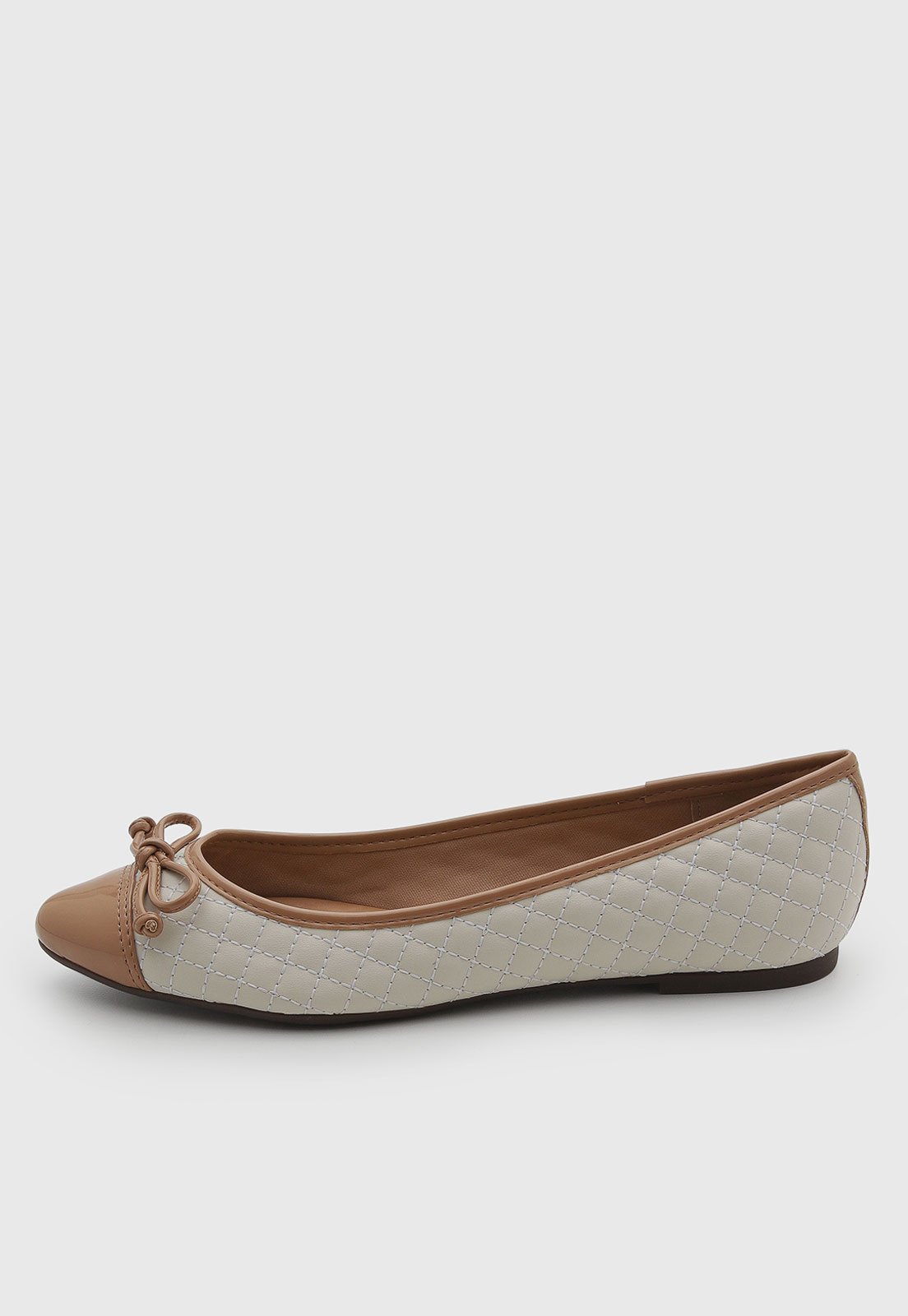 Sapatilha Feminina ANACAPRI Bicolor Bege