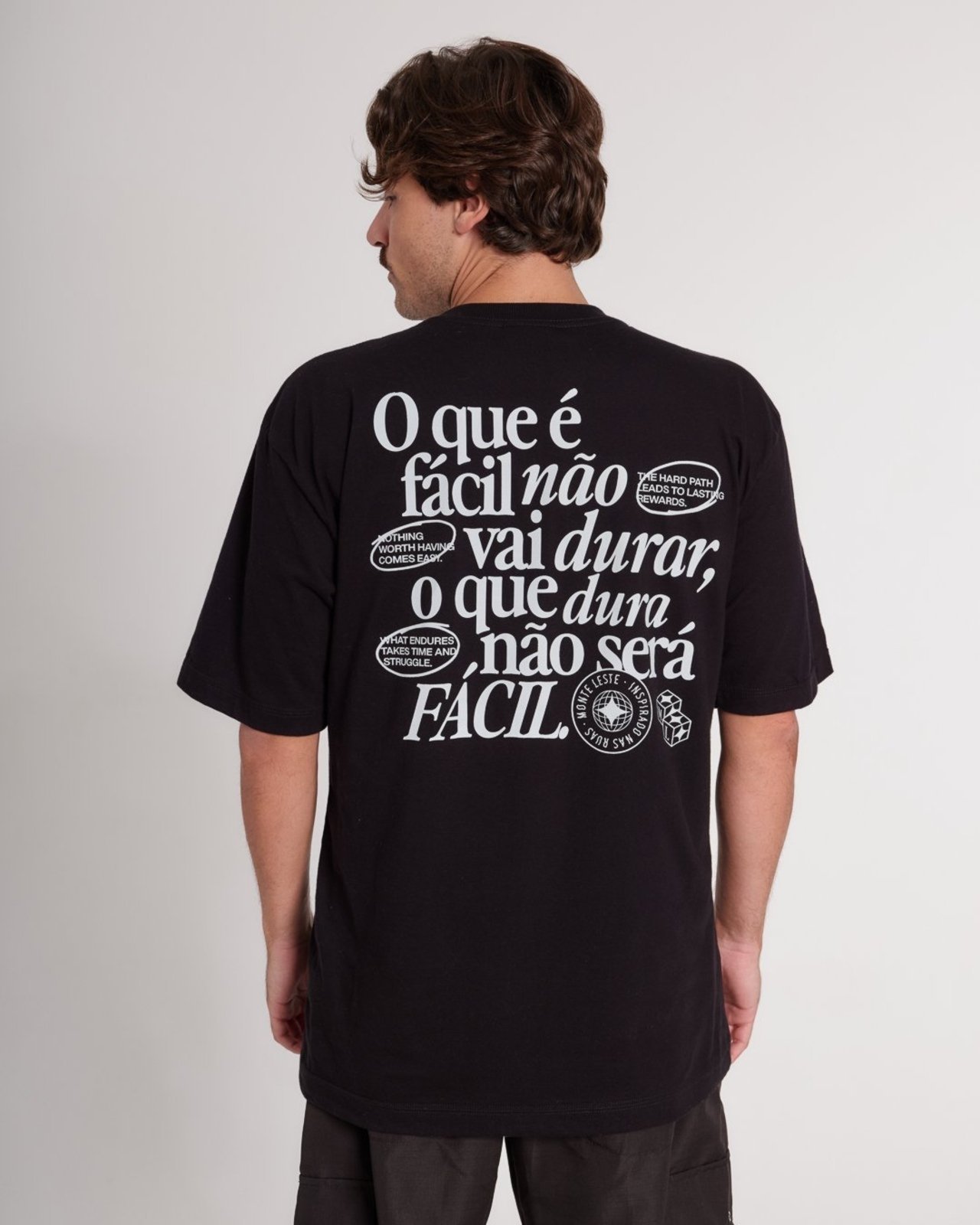 Camiseta Oversized Estampada Fácil