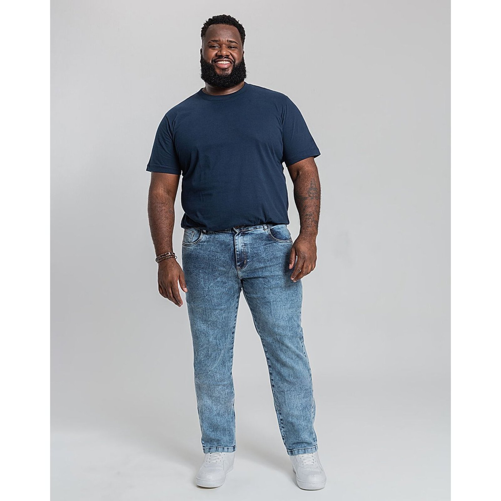 Calça Masculina Reta Plus Size