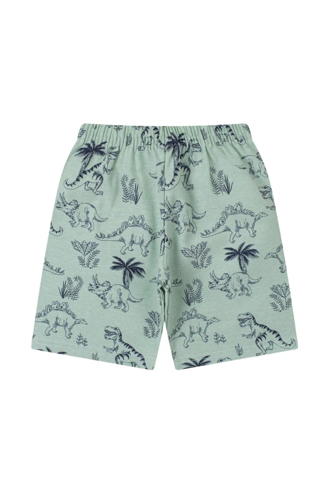Infantil – Bermuda Menino Dinossauro Verde – Alemara