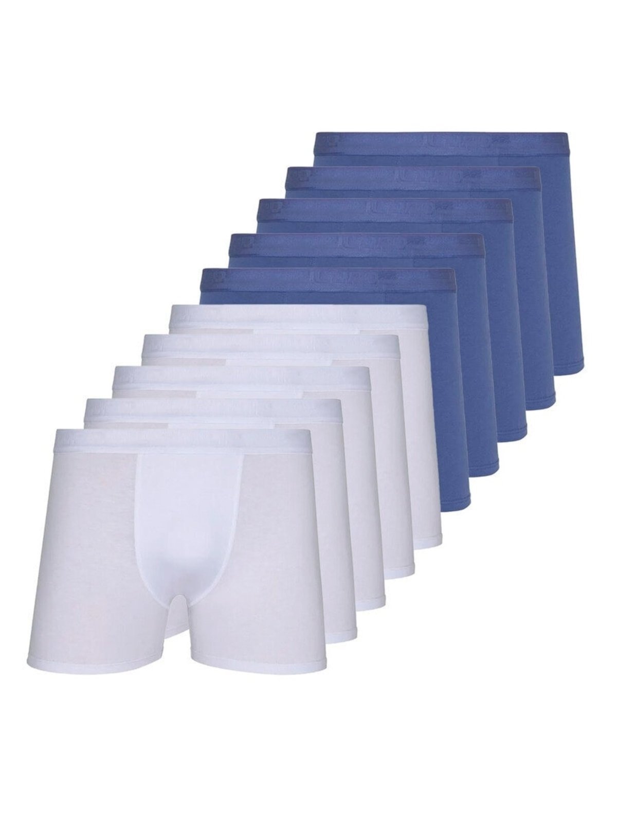Kit com 10 Cuecas Boxer Lupo 784-017 Azul