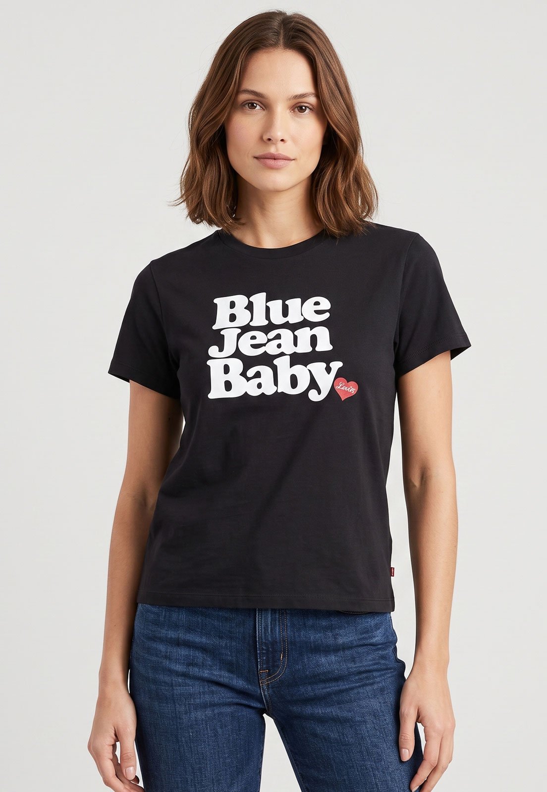 Camiseta Feminina Levis Graphic Classic Preta