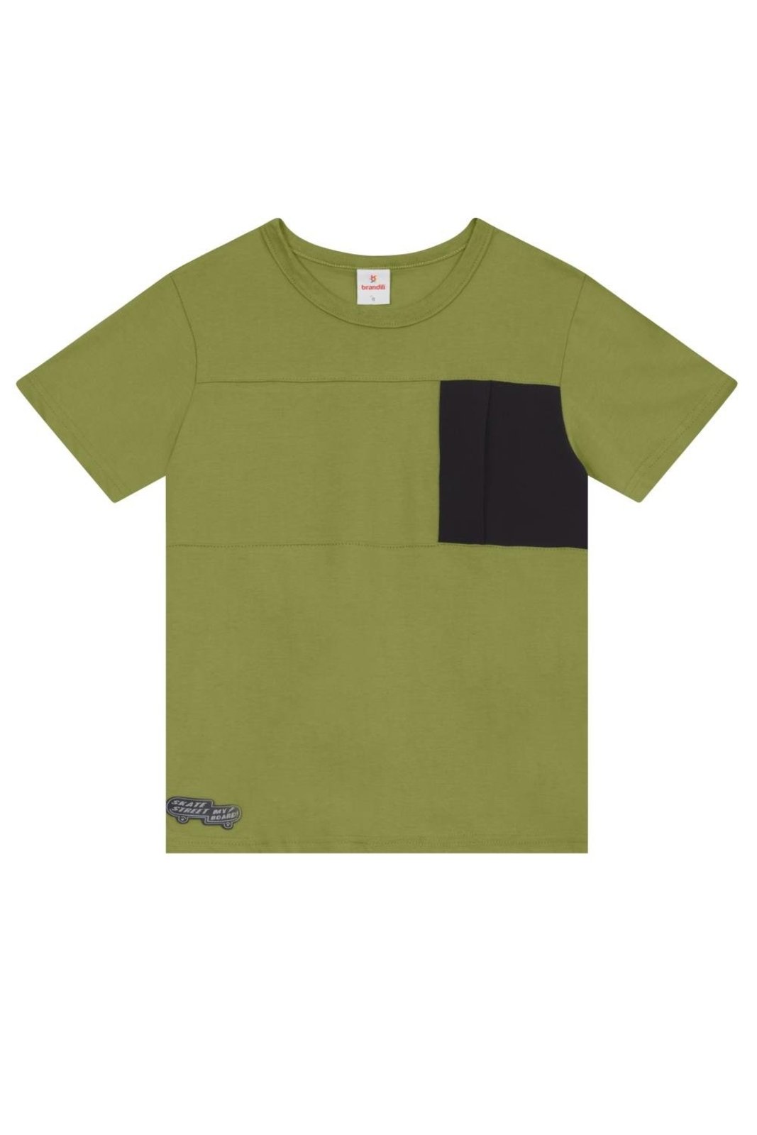 Infantil - Camiseta menino em meia malha Brandili