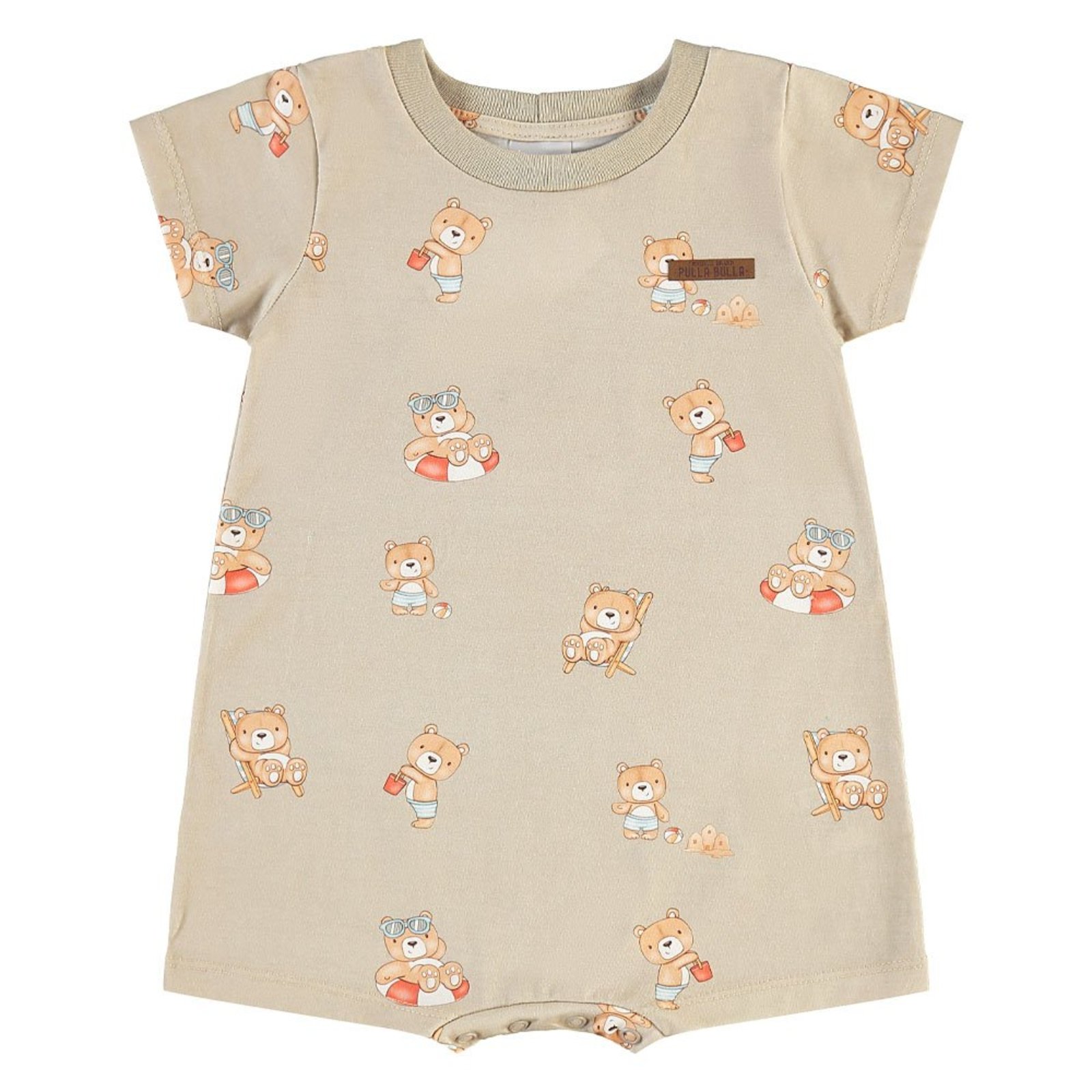 Infantil - Macacao Verde Pulla Bulla Menino - 53658-1348