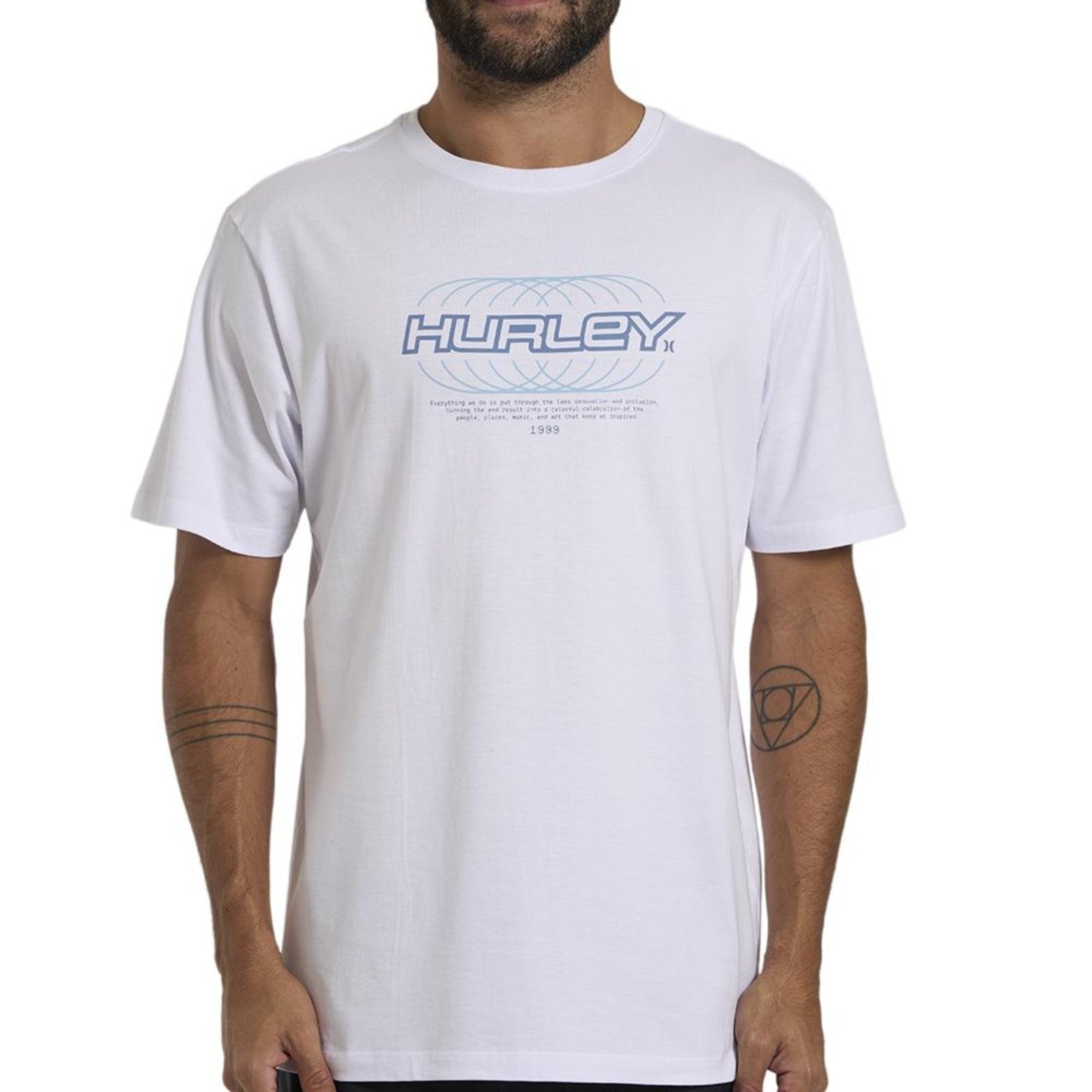 Camiseta Hurley Nine Nine WT26 Masculina Branco
