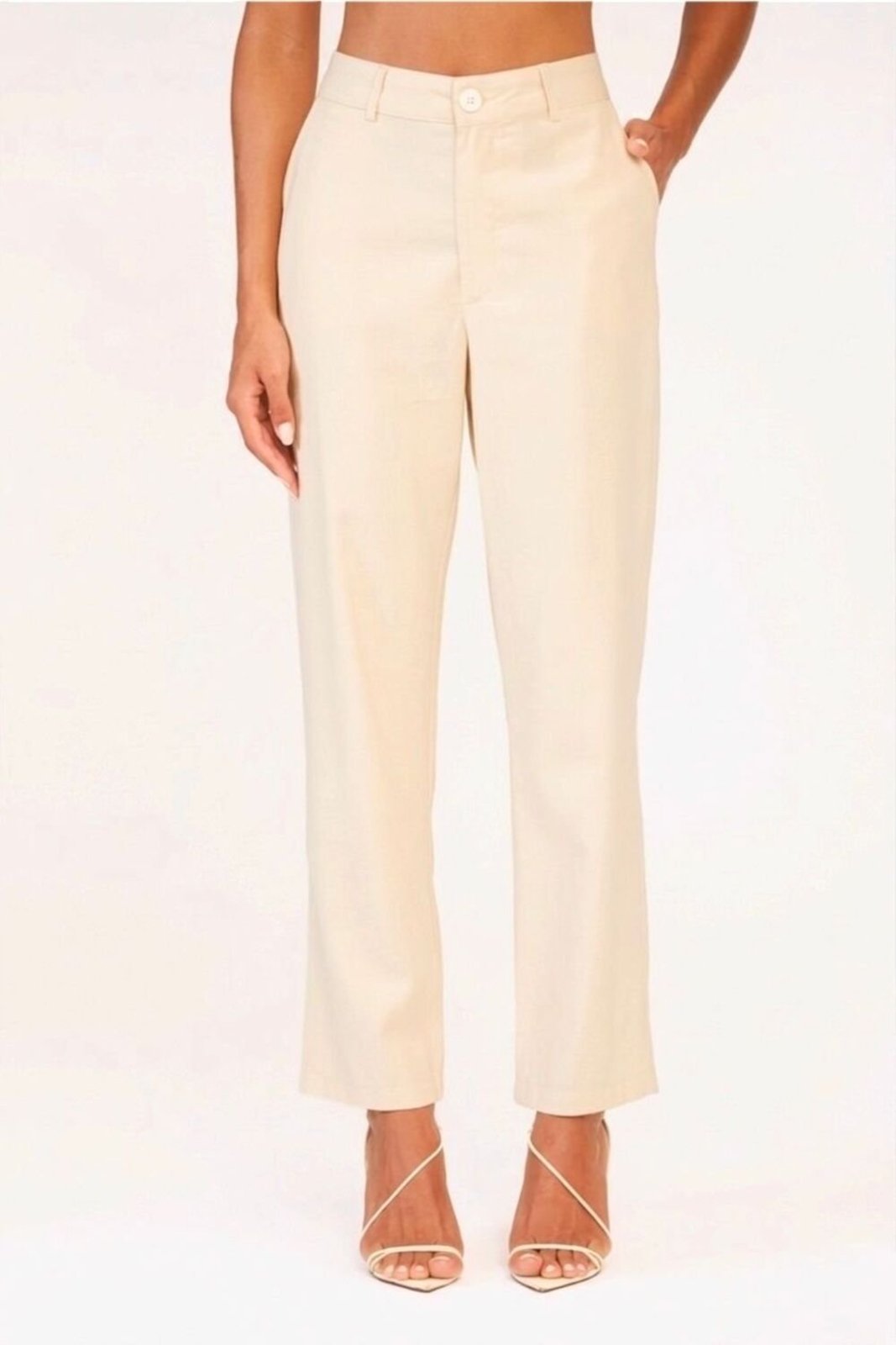 Calça Alfaiataria Feminina Cenoura Colcci CLC Off Shell