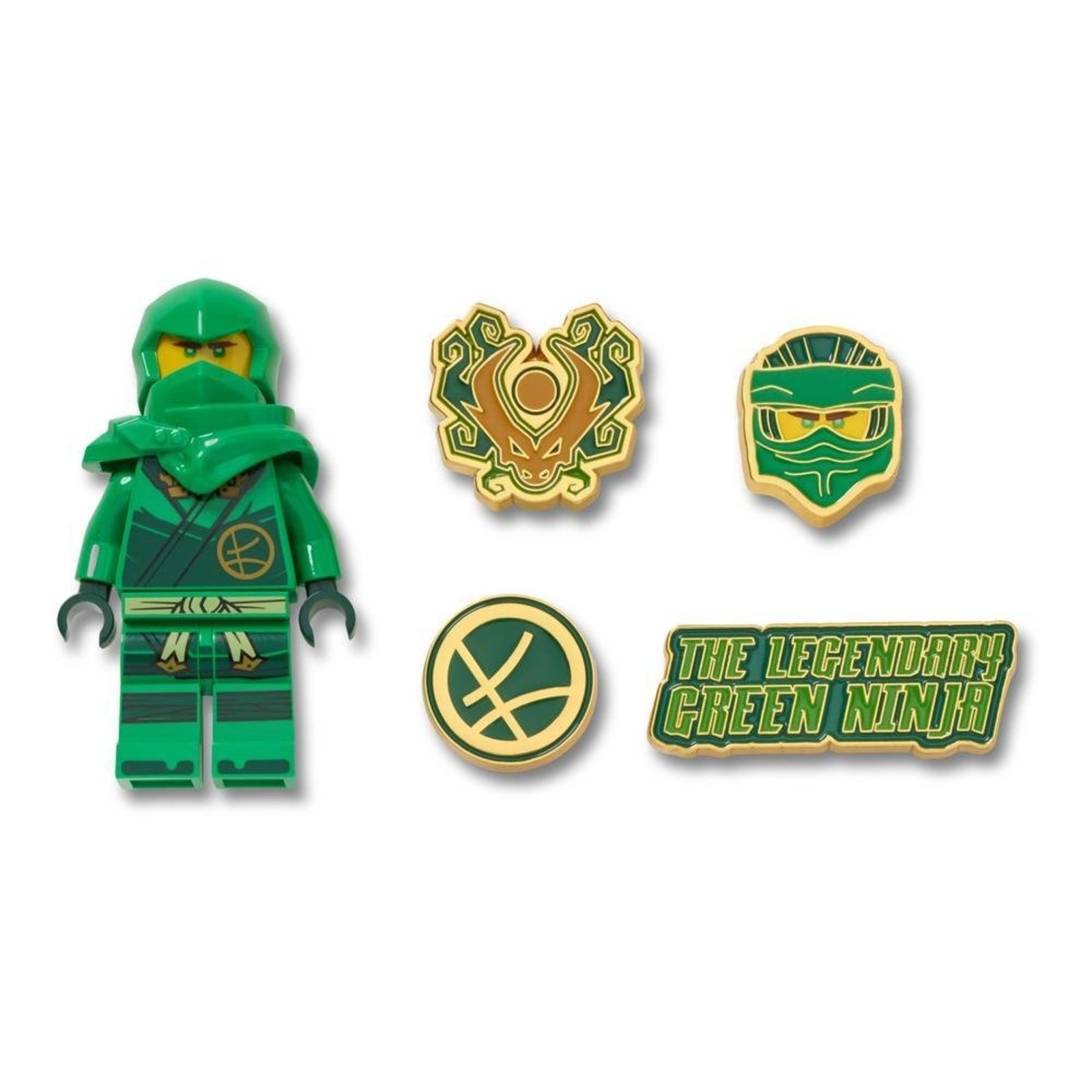 Infantil - Jibbitz™ Lego Ninjago Lloyd Pack com 5 Peças Único Branco