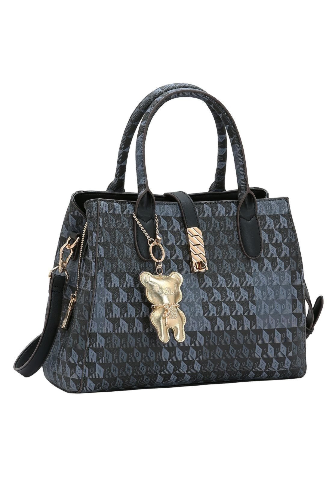 Bolsa Feminina Chenson Tridimensional 3485423 Preto