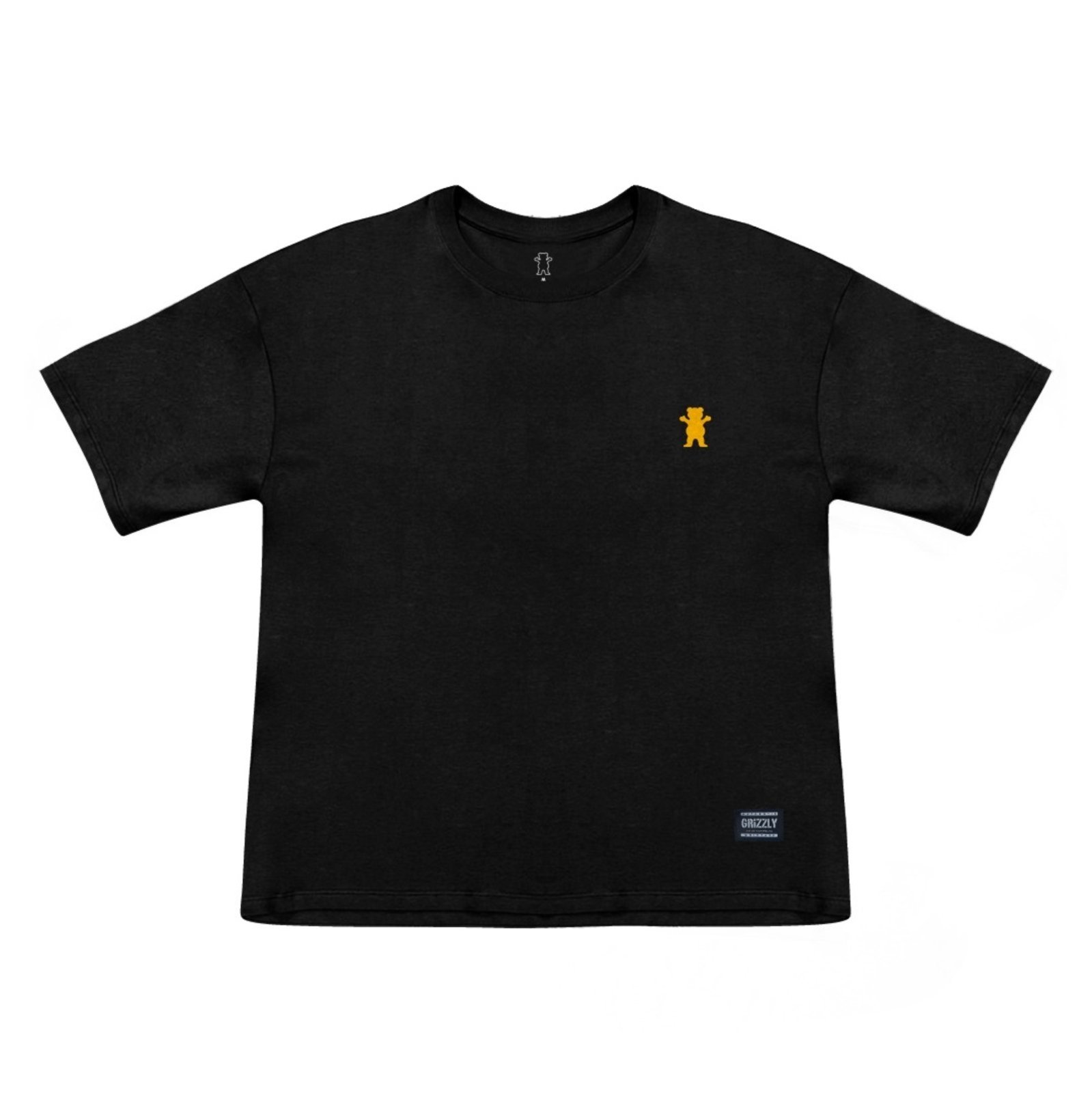 Camiseta Grizzly Bumper Oversized Tee - BLACK