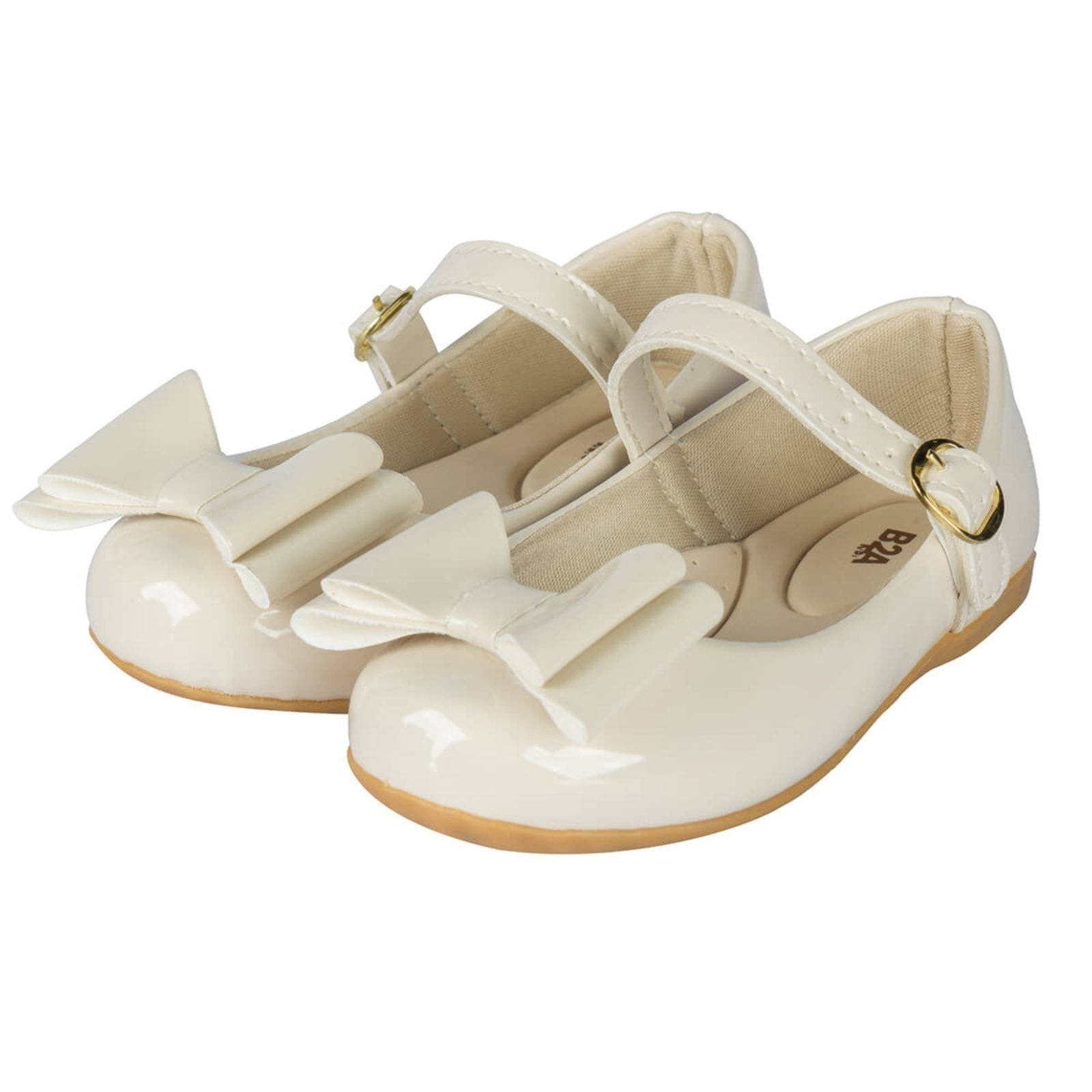 Infantil – Sapatilha Off white B2A com laço