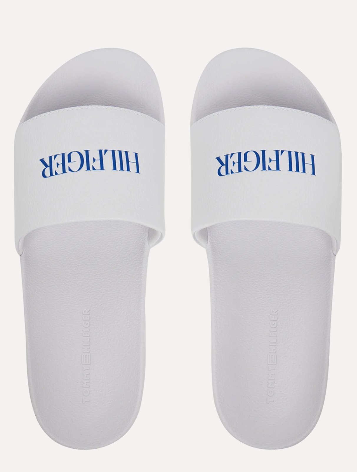 Chinelo Tommy Hilfiger Print Tumble Pool Slide Branco