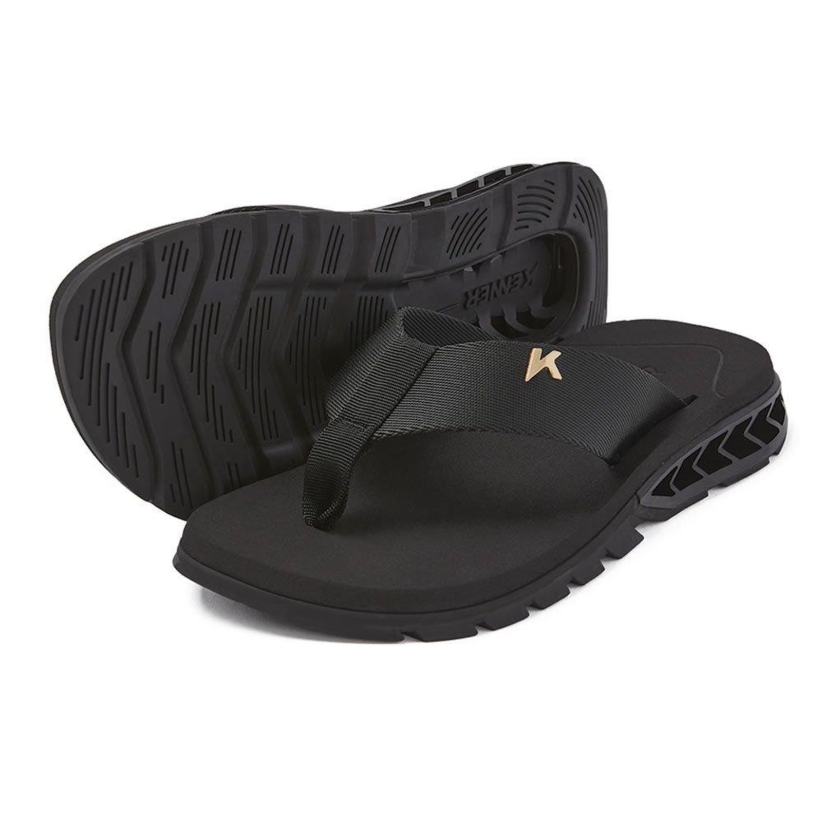 Sandália Kenner Rakka Preto Masculino Preto