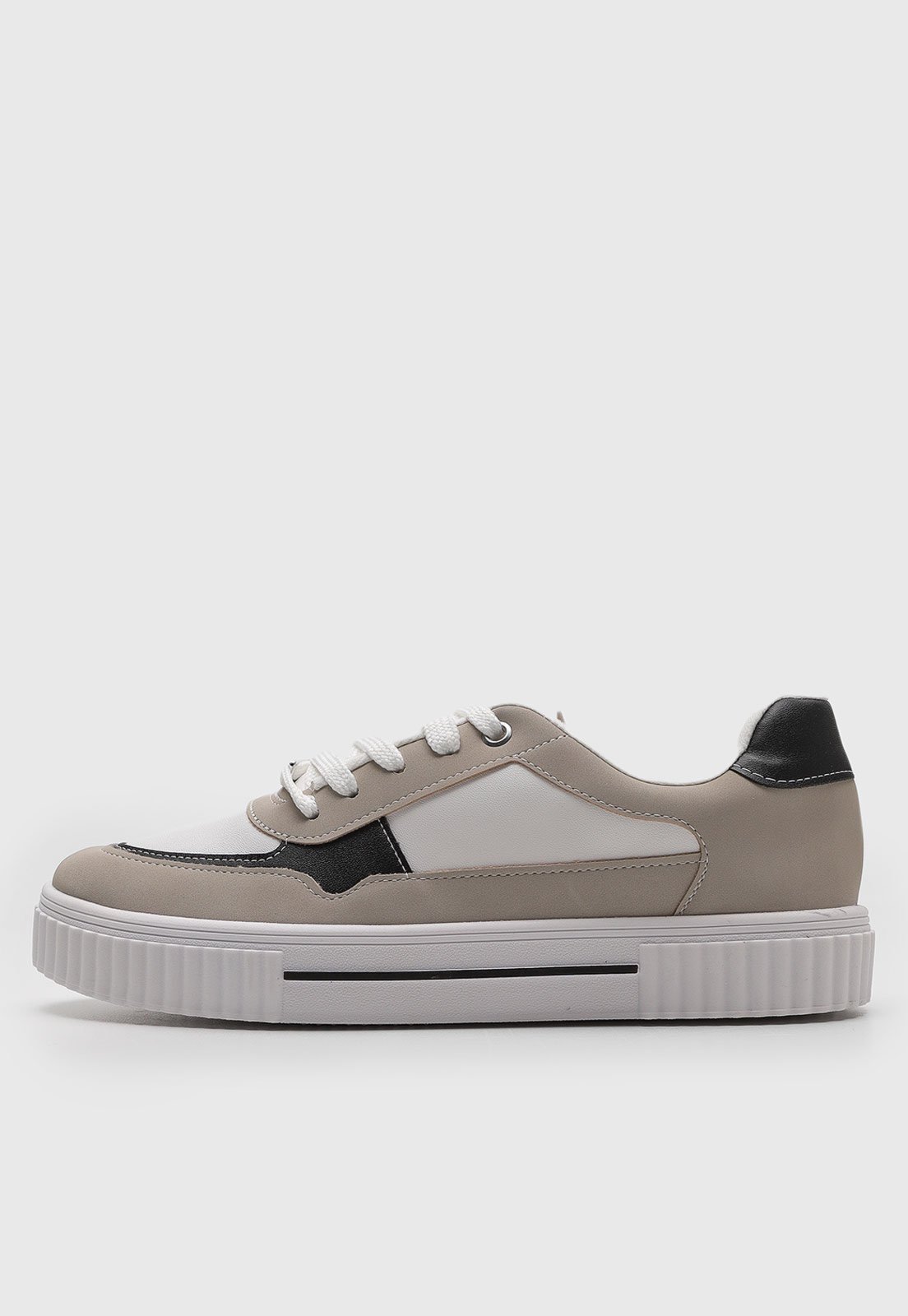 Tênis Vizzano Recorte Suede Branco