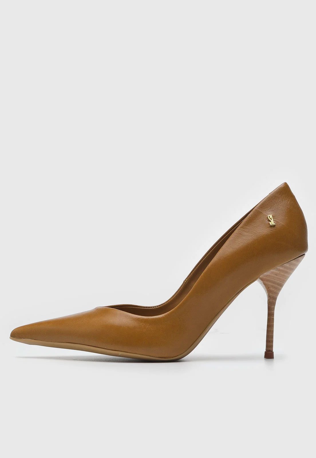 Scarpin Feminino Santa Lolla Salto Fino Marrom