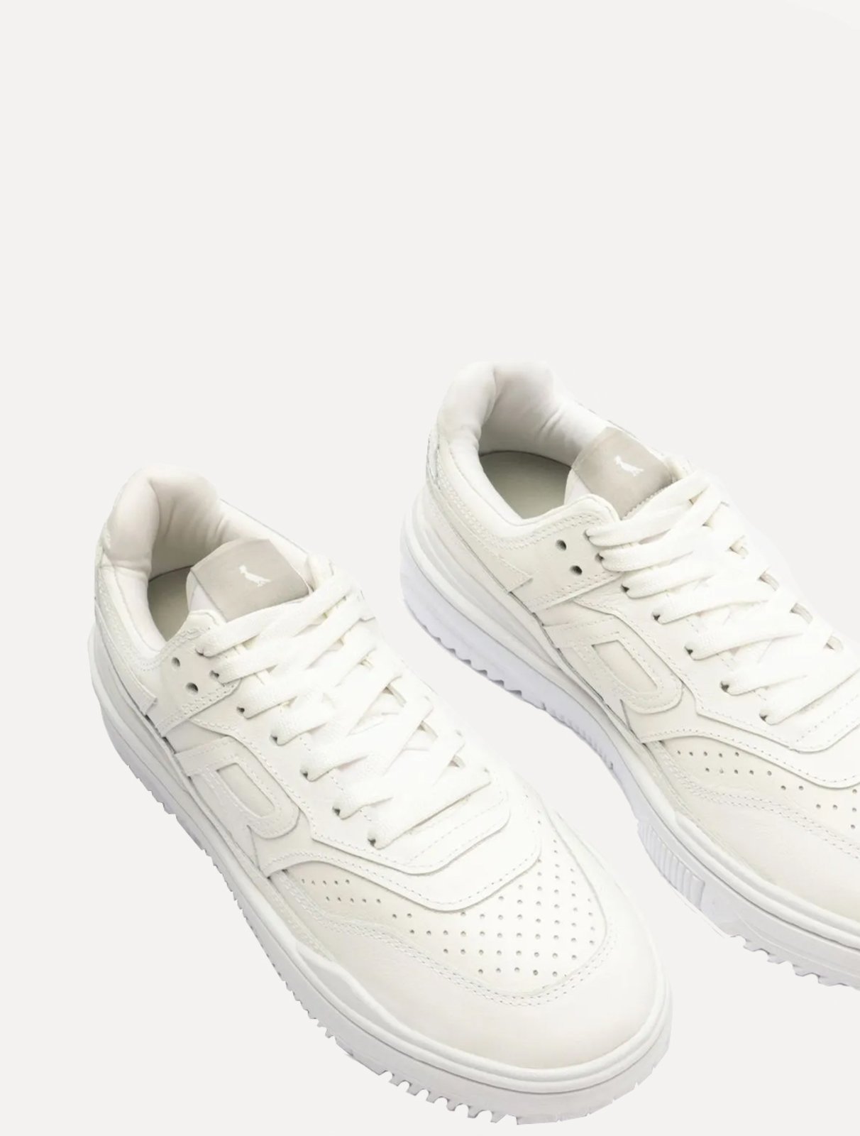 Vista 3 Tênis Reserva Masculino Couro Casual R-Broox branco Reserva branco