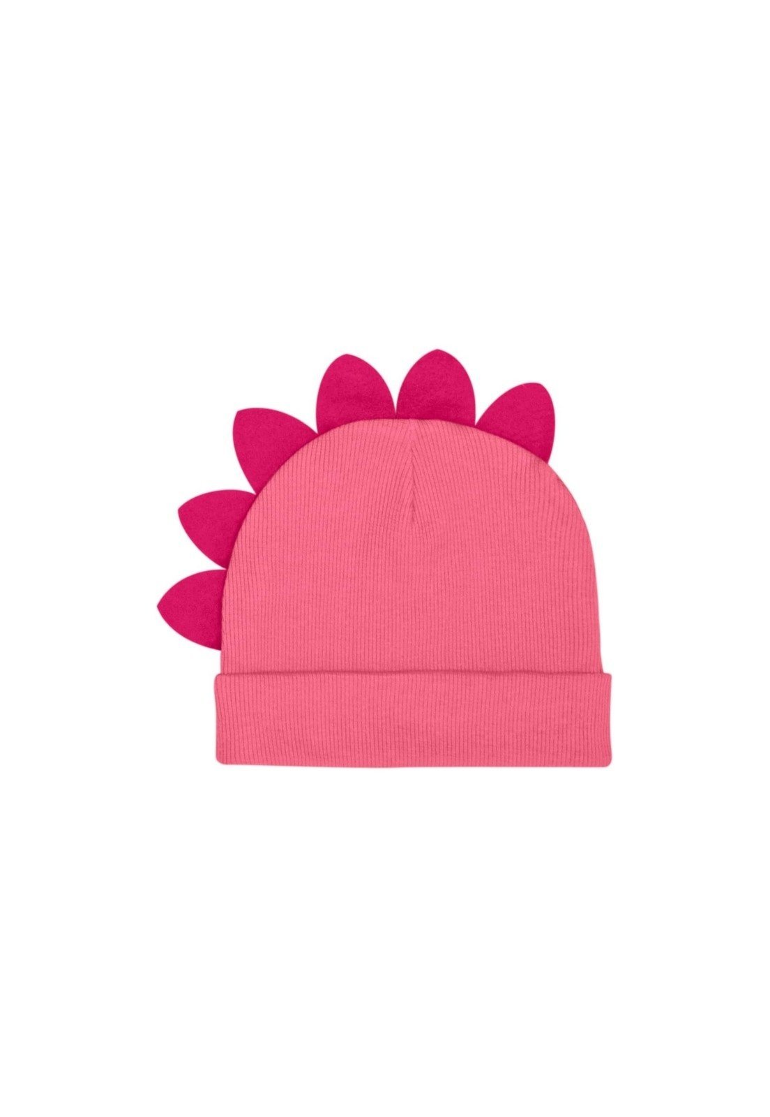 Vista 2 Infantil - Touca em Ribana Unissex para Quimby Rosa Pink pink rosa Quimby pink rosa