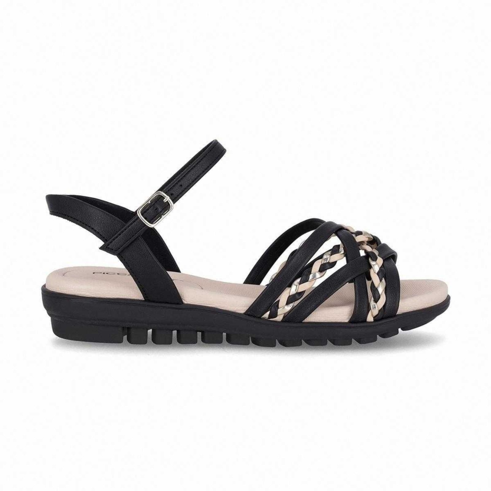 Sandália Feminina Piccadilly Conforto Tiras Cruzadas