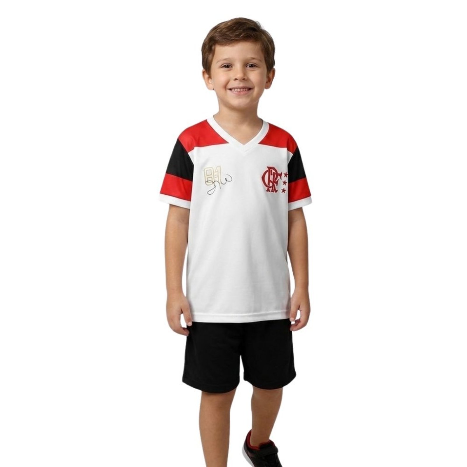 Camiseta Braziline Flamengo Zico Premium