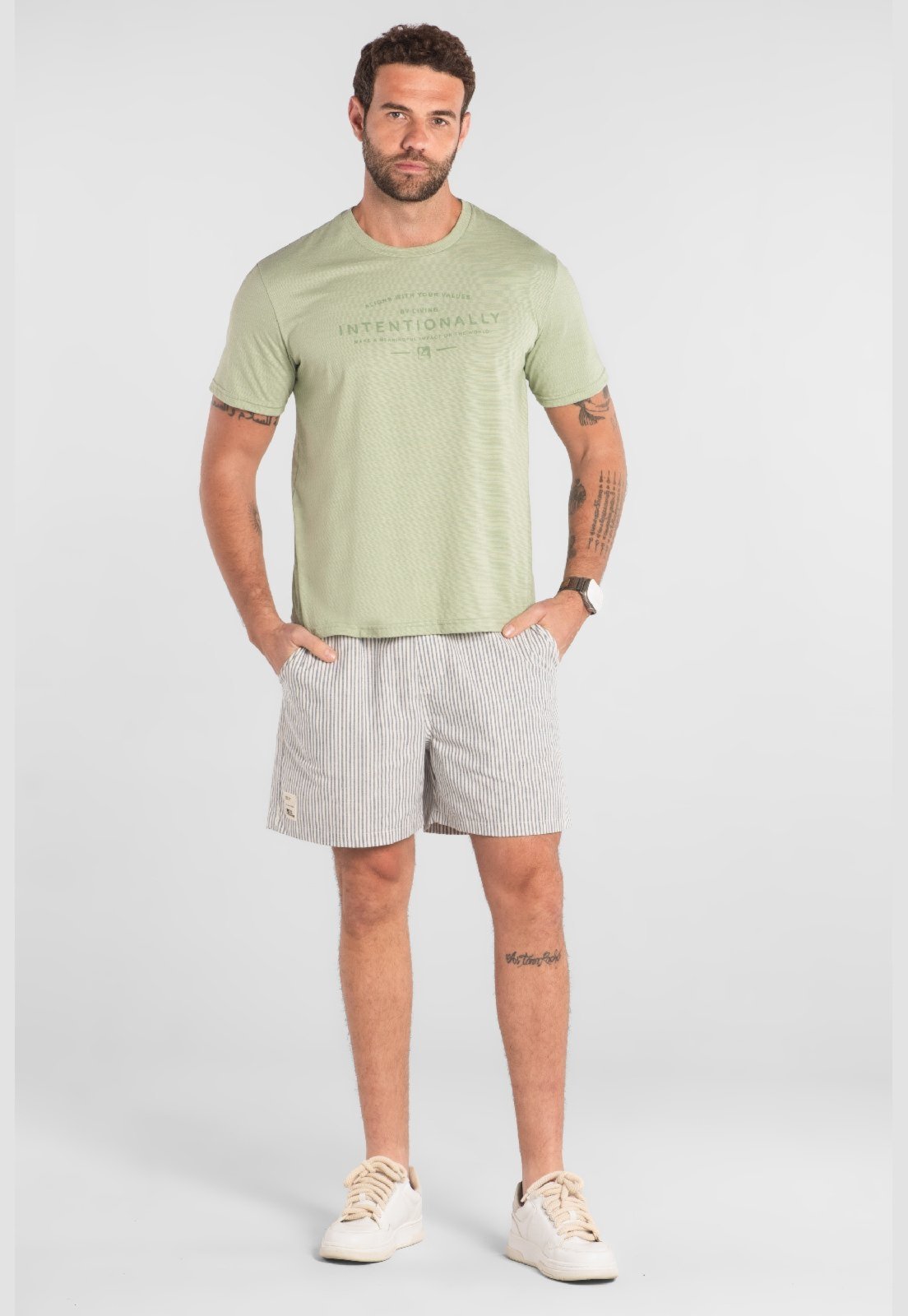 Camiseta Masculina em Algodão The Philippines Verde