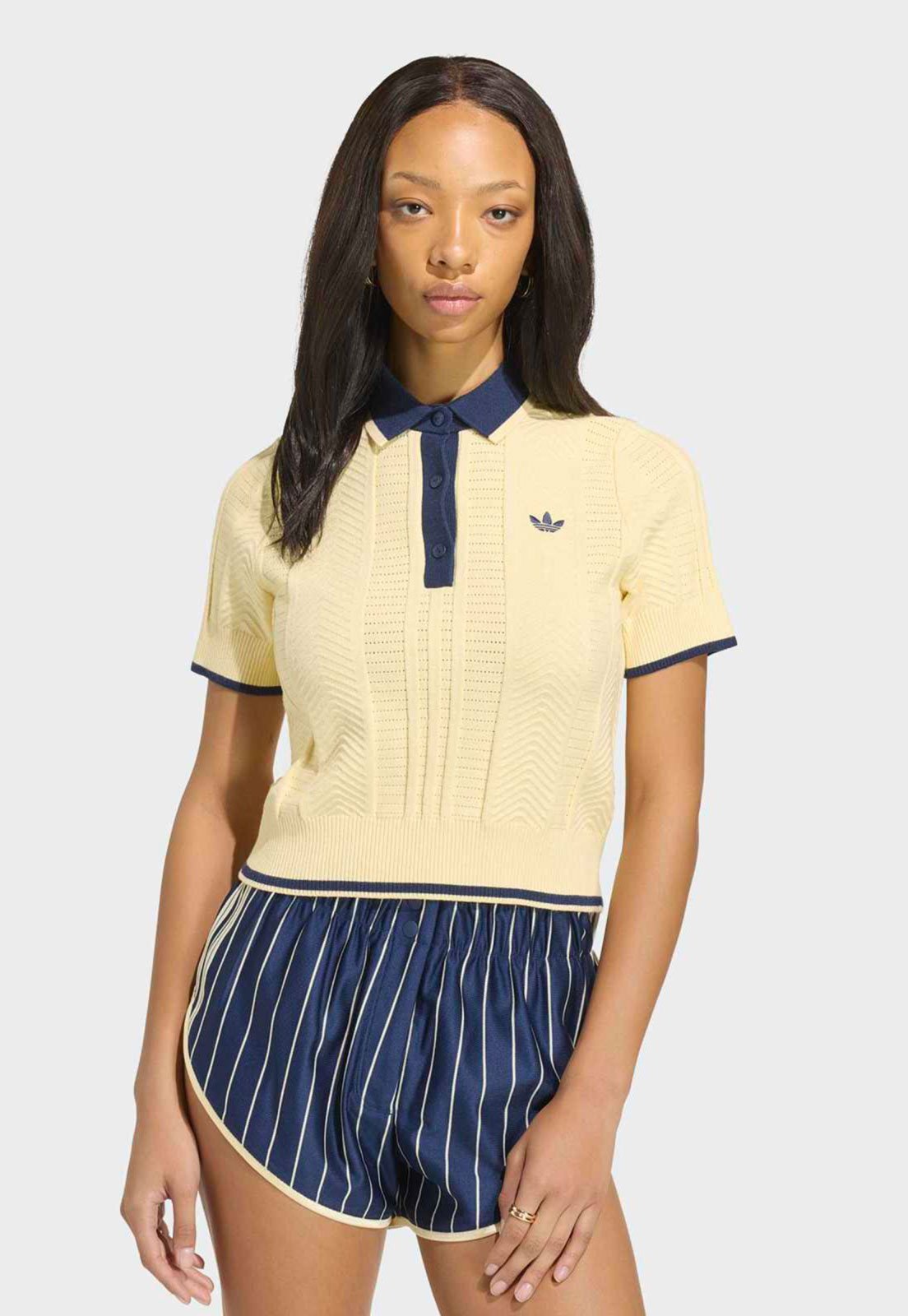 Camisa Polo Feminina adidas Originals Main Originals Amarela