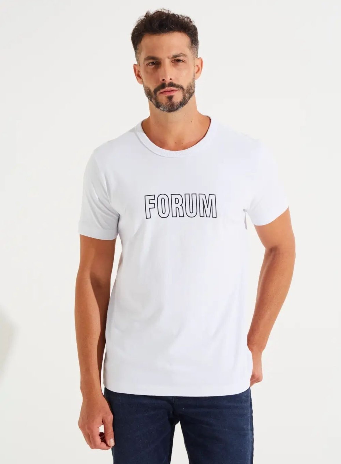 Camiseta Masculina Forum Branca