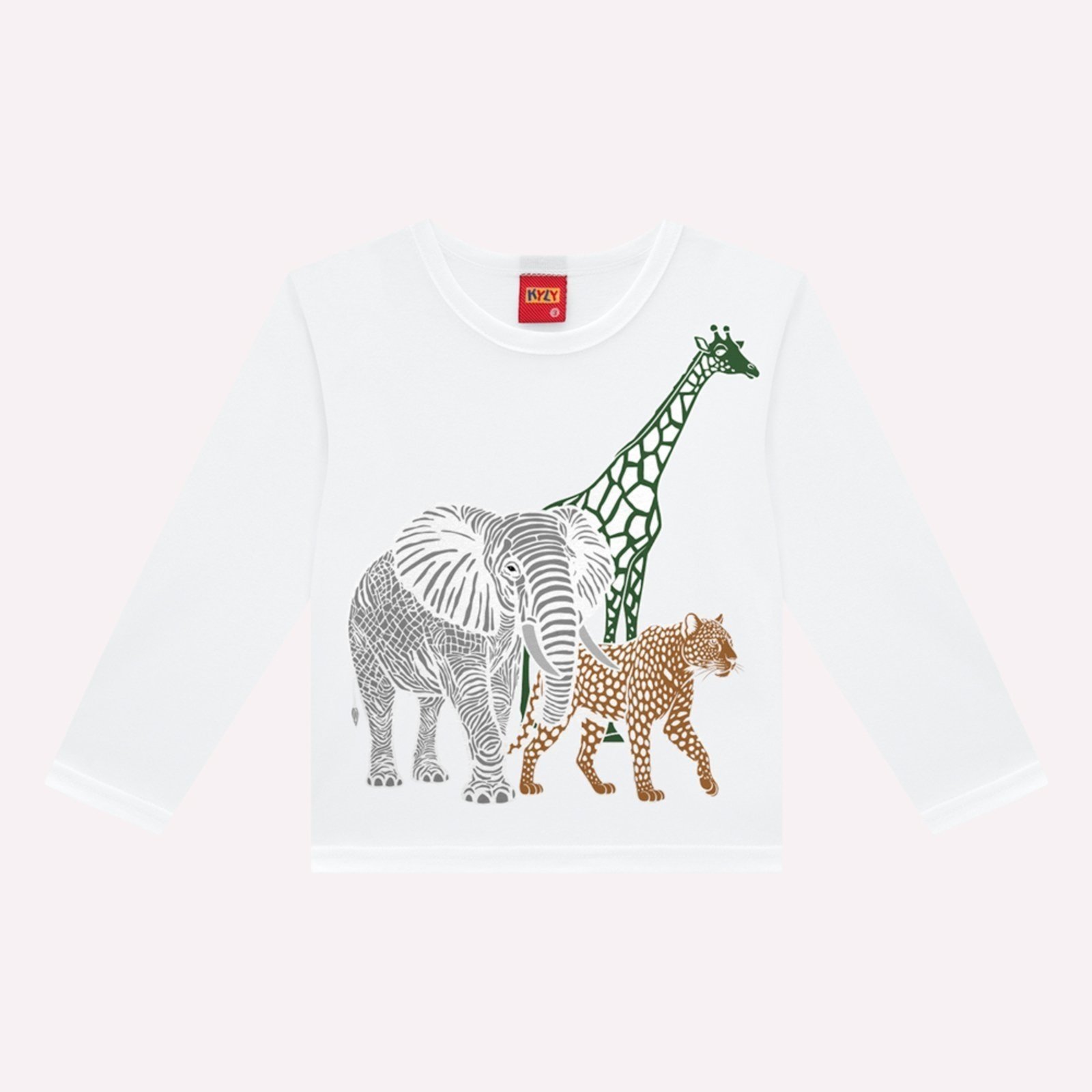 Infantil - Camiseta Menino Animais Kyly