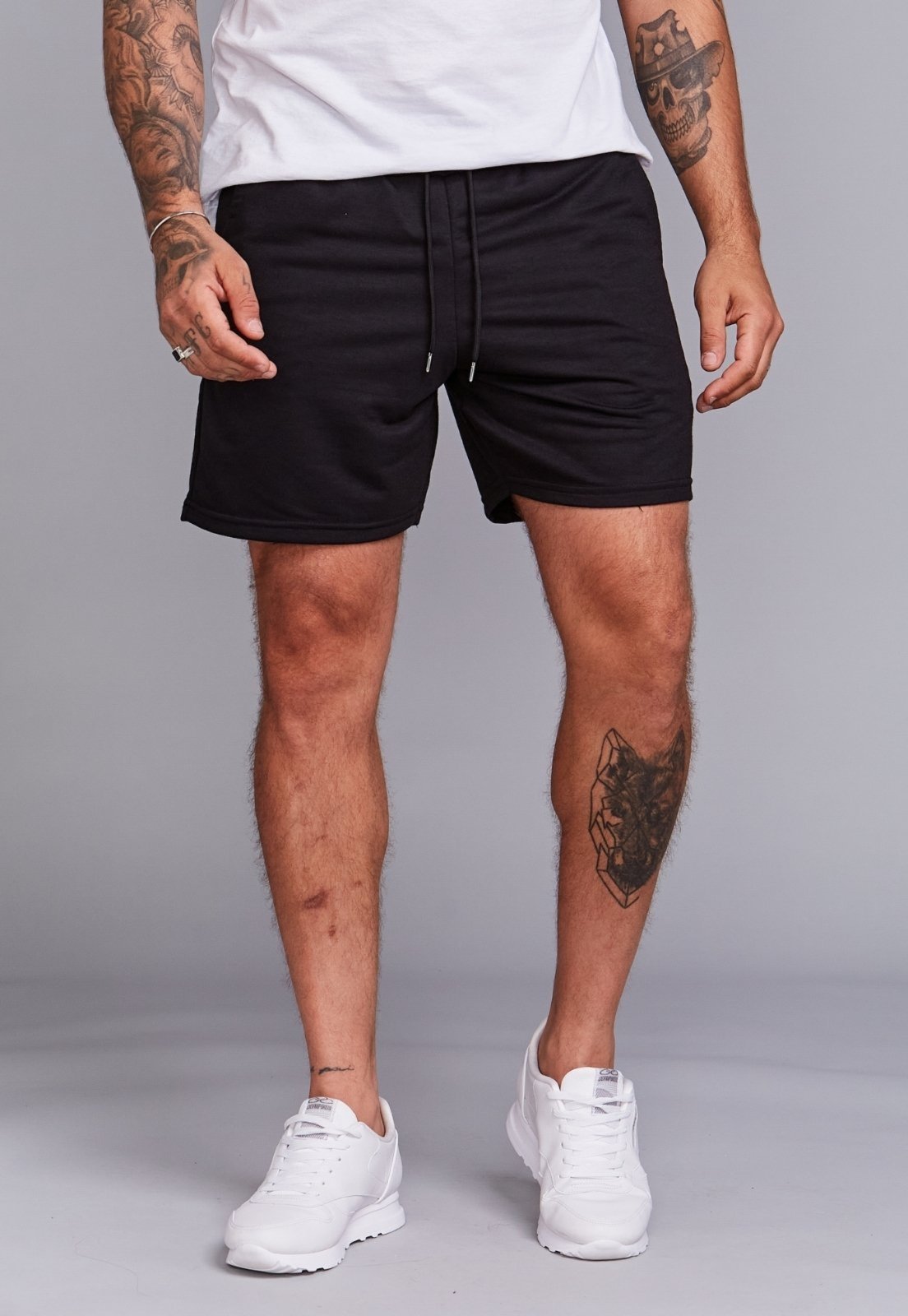 Shorts Moletinho Casual Masculino Daze Modas Preto