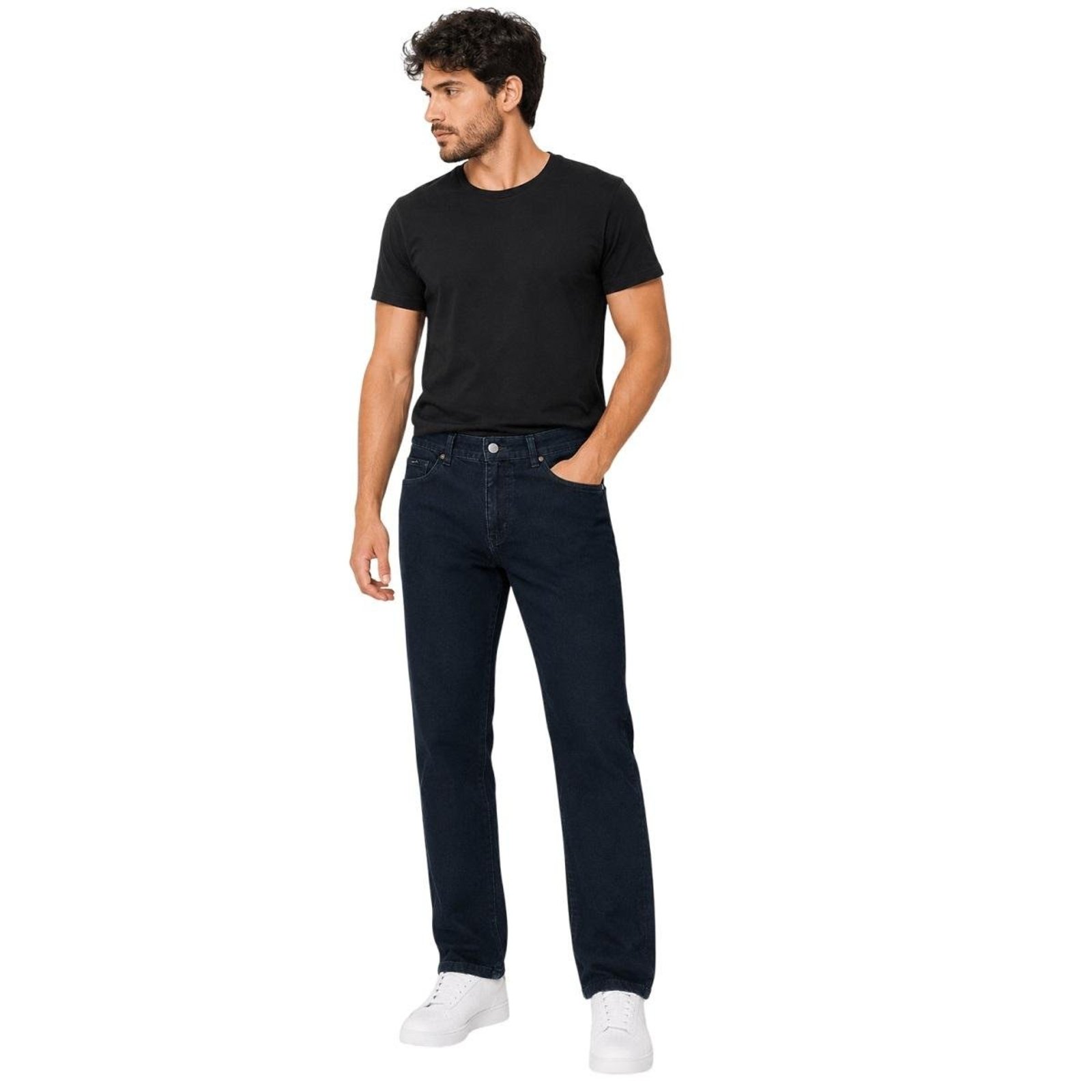 Calça Masculina Casual Reta Slim Max Denim 12127 Jeans