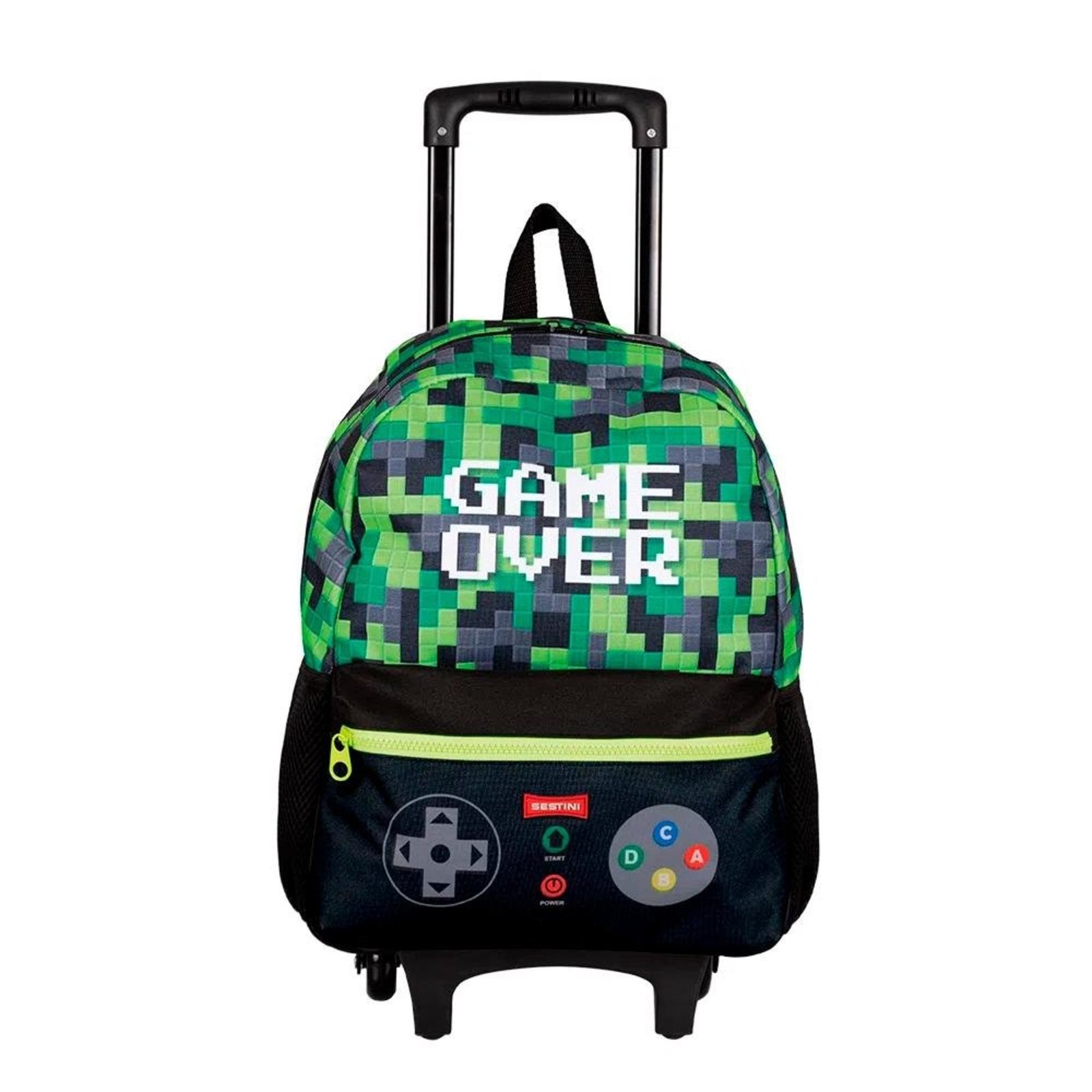 Infantil - Mochila Sestini Com Carrinho M Plus Game Verde