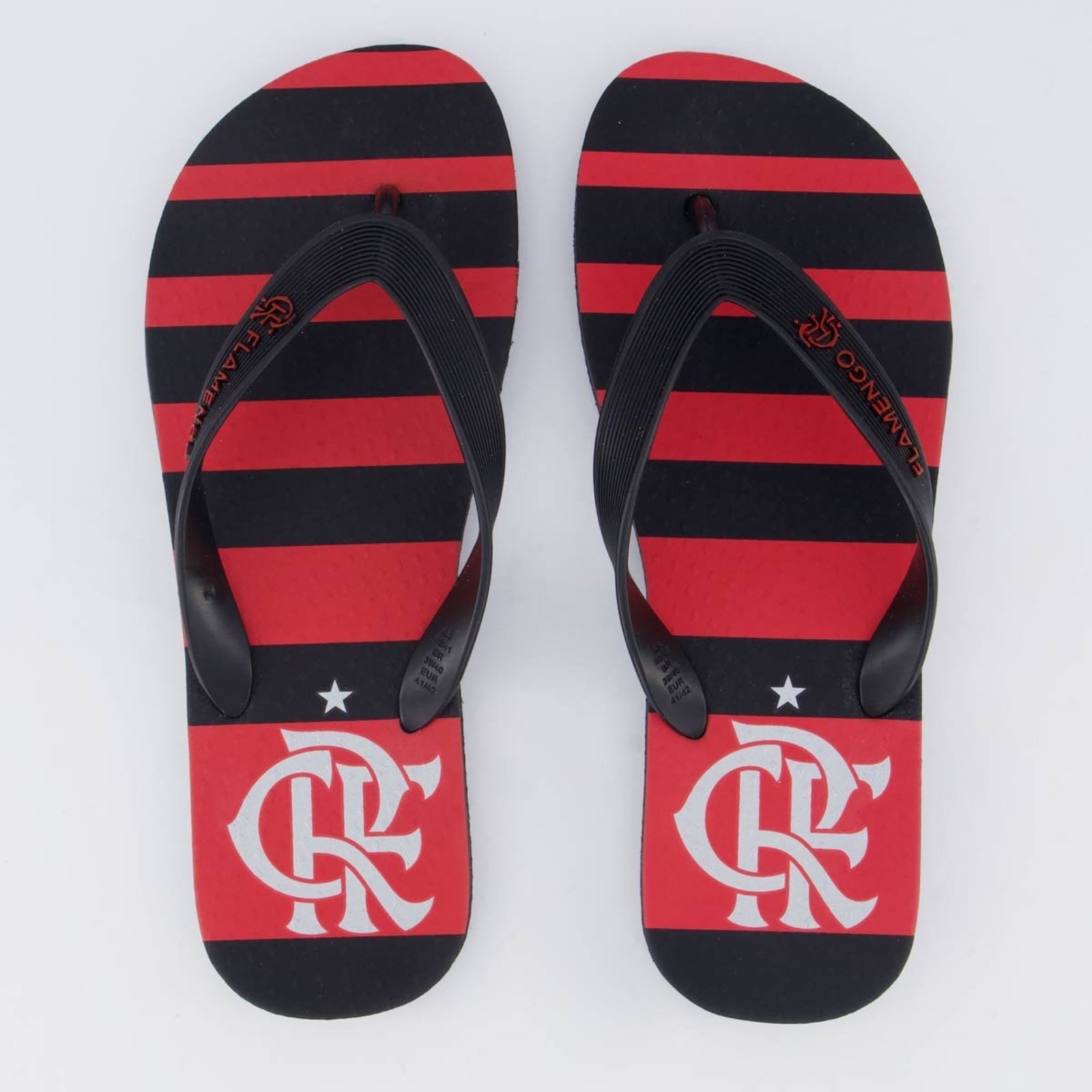 Vista 2 Chinelo Flamengo Manto 1 24 Neorubber preto Neorubber preto
