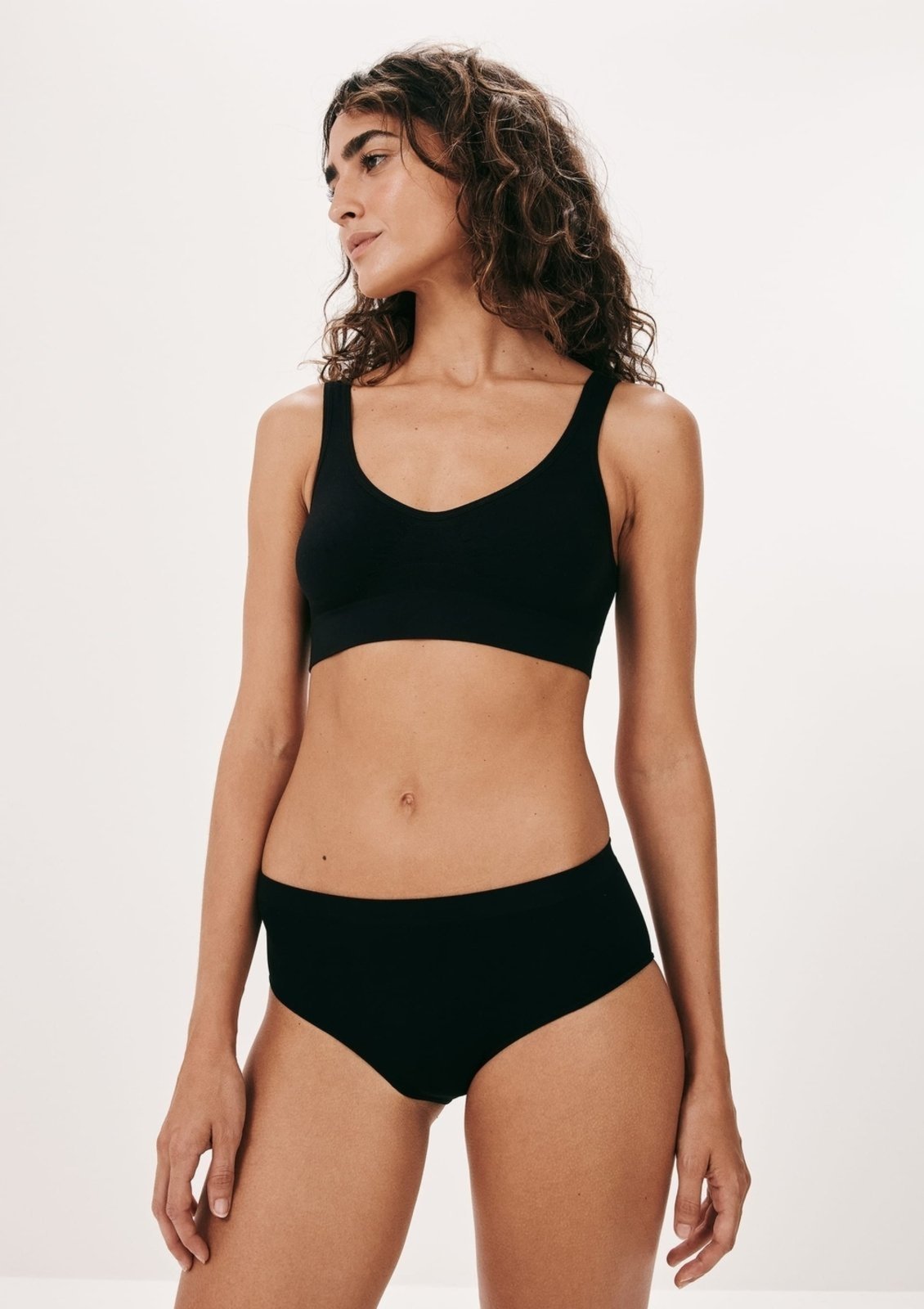 Vista 3 Kit 2 Calcinhas Caleçon Sem Costura Hering HERING INTIMATES preto HERING INTIMATES preto