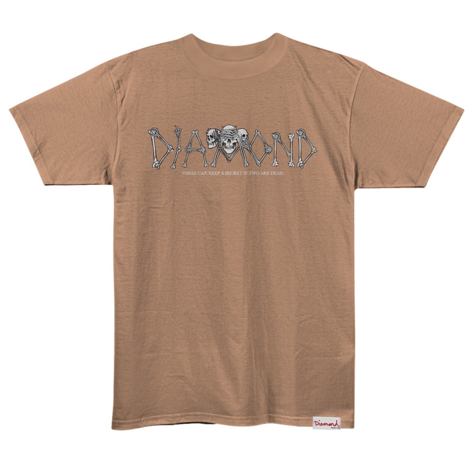 Vista 2 Camiseta Diamond Secrets Die Tee - KHAKI bege khaki Diamond bege khaki
