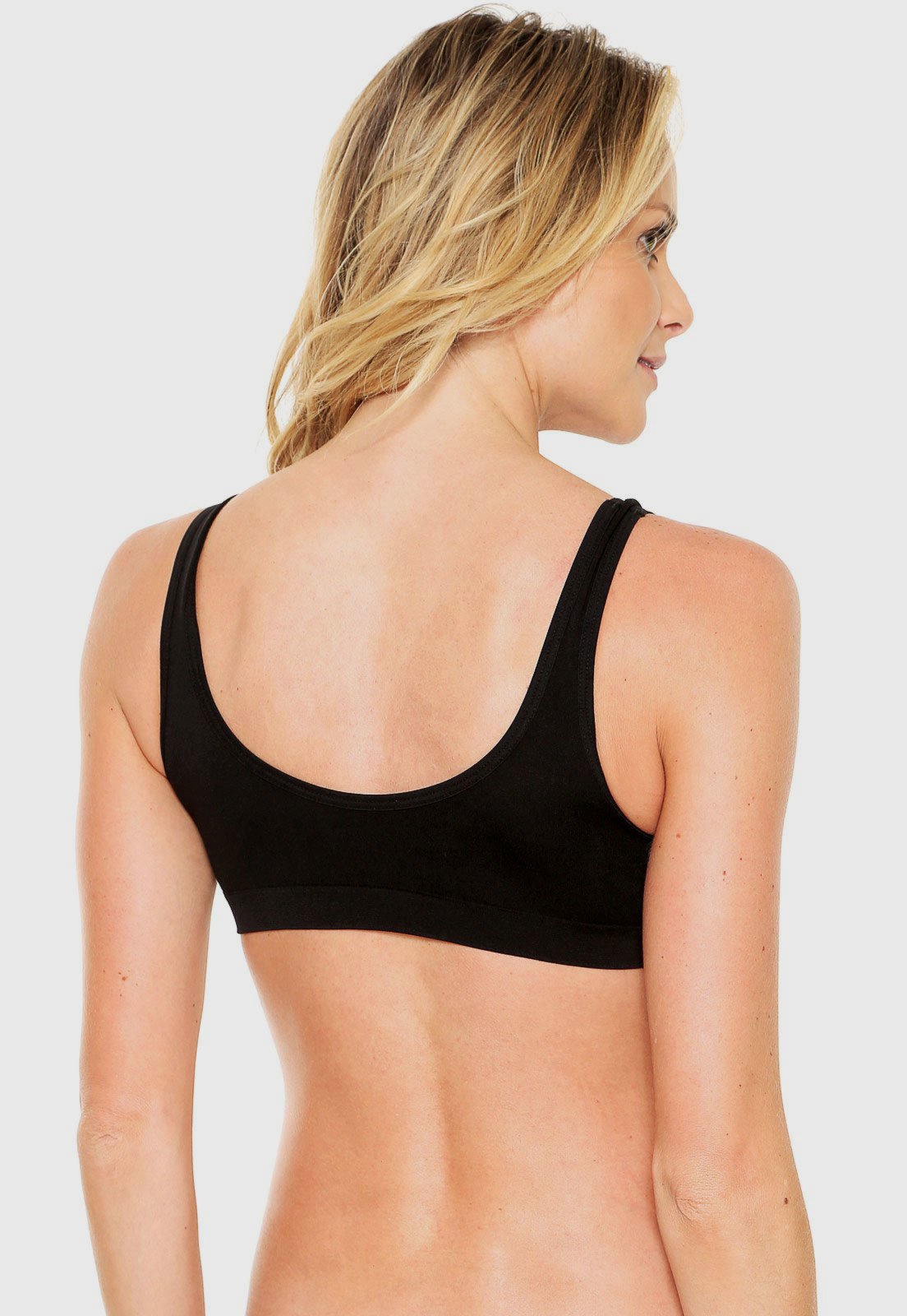 Vista 3 Sutiã Trifil top daily t-shirt preto TRIFIL preto