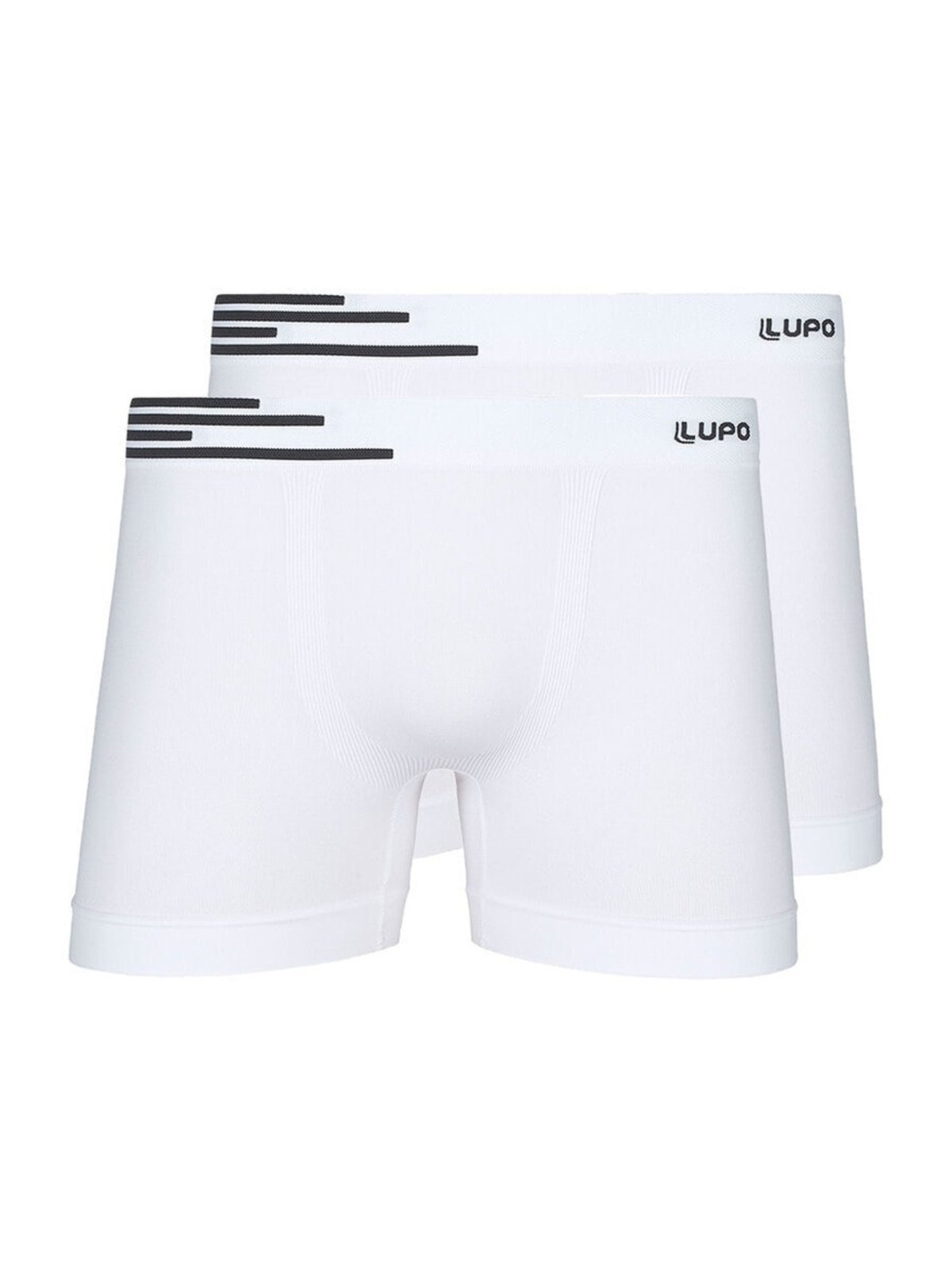 Kit com 2 Cuecas Boxer Lupo 436-002 Branco