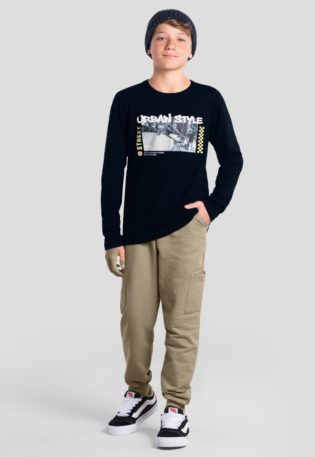 Infantil - Camiseta menino de skate Brandili Young