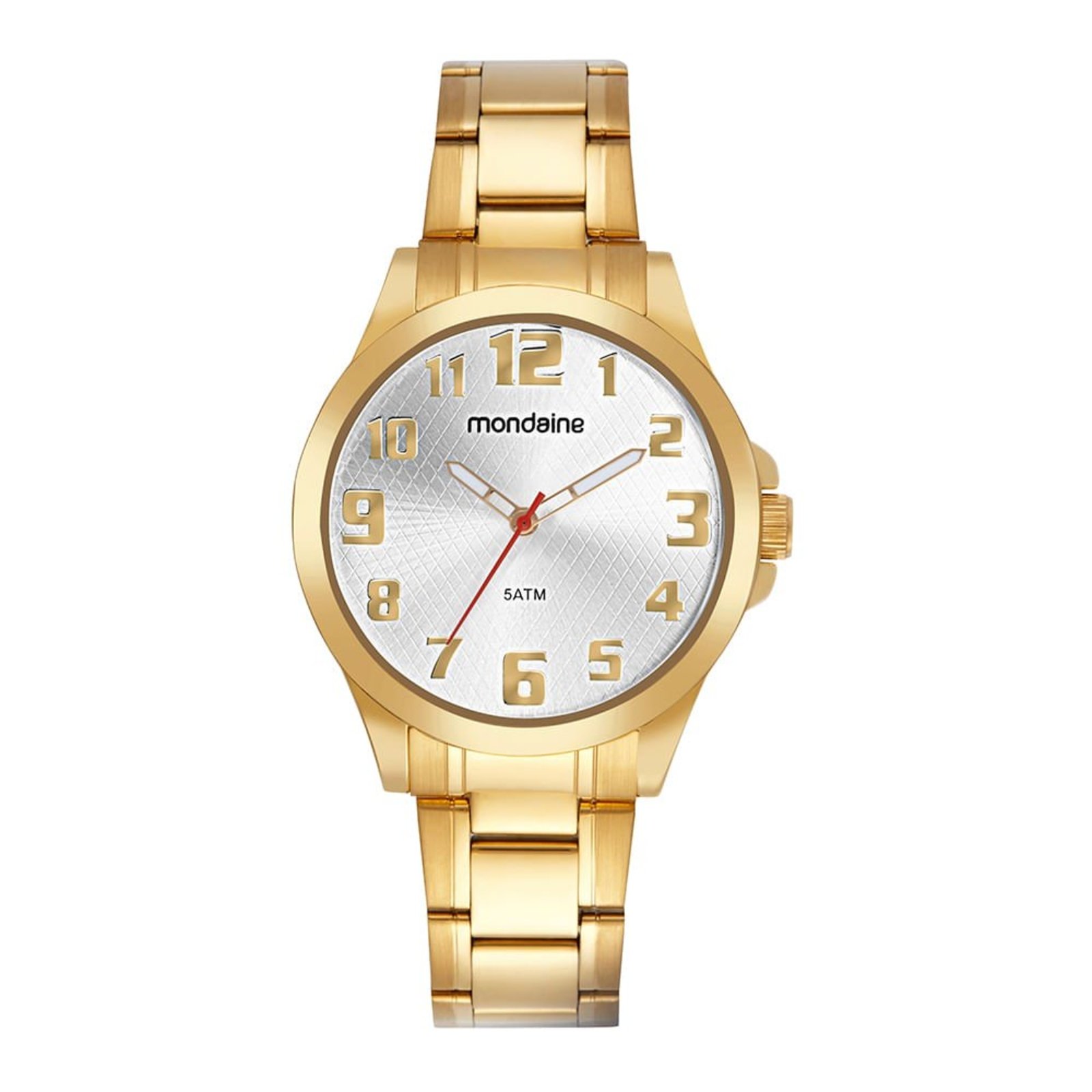 Relógio Masculino Social Dourado Mondaine
