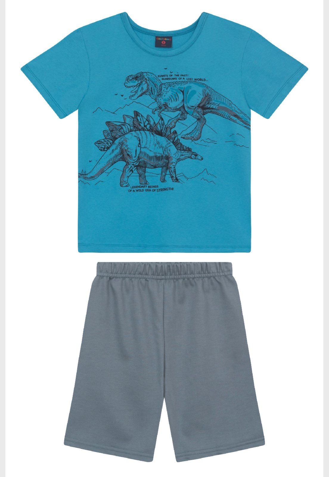 Vista 2 Infantil - Conjunto Dinos Guloseima azul GULOSEIMA azul