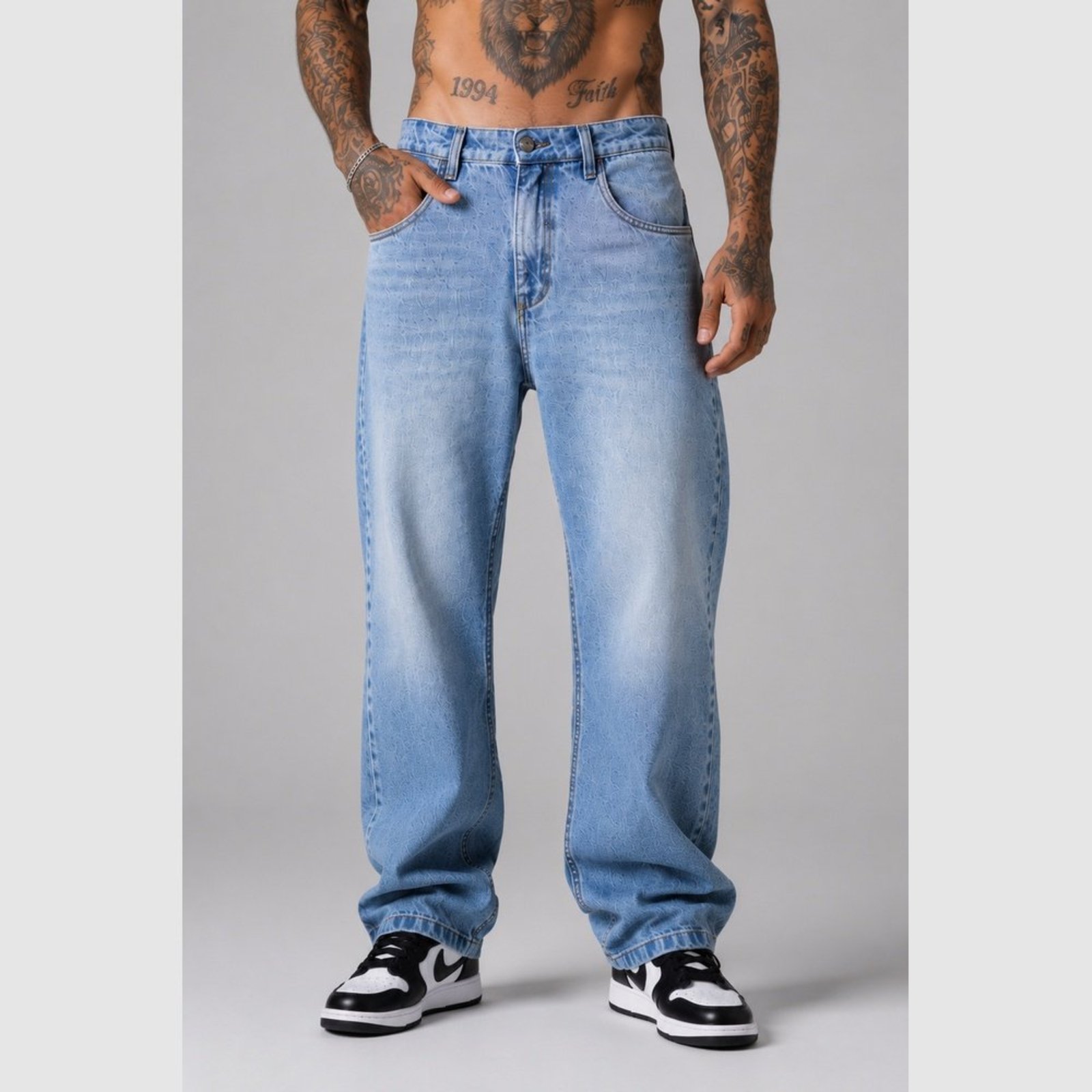 Calça Jeans Baggy Rock&Soda INDIGO