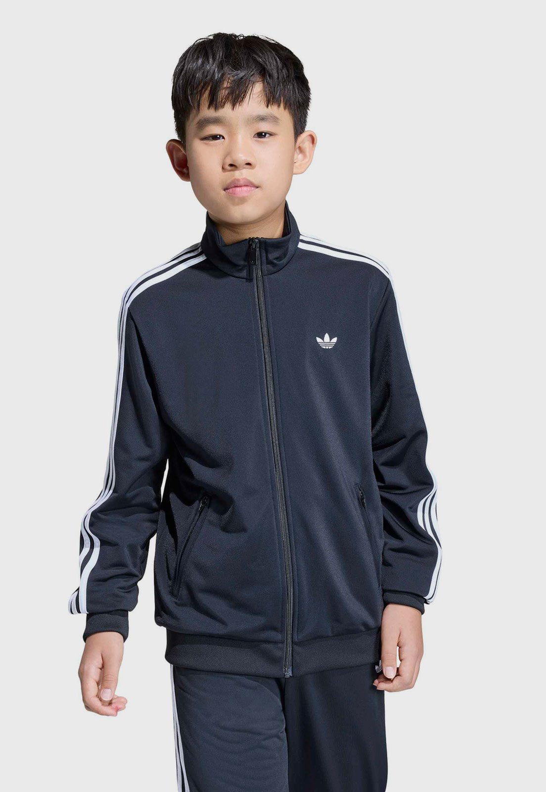 Infantil - Jaqueta adidas Originals Listras Preto