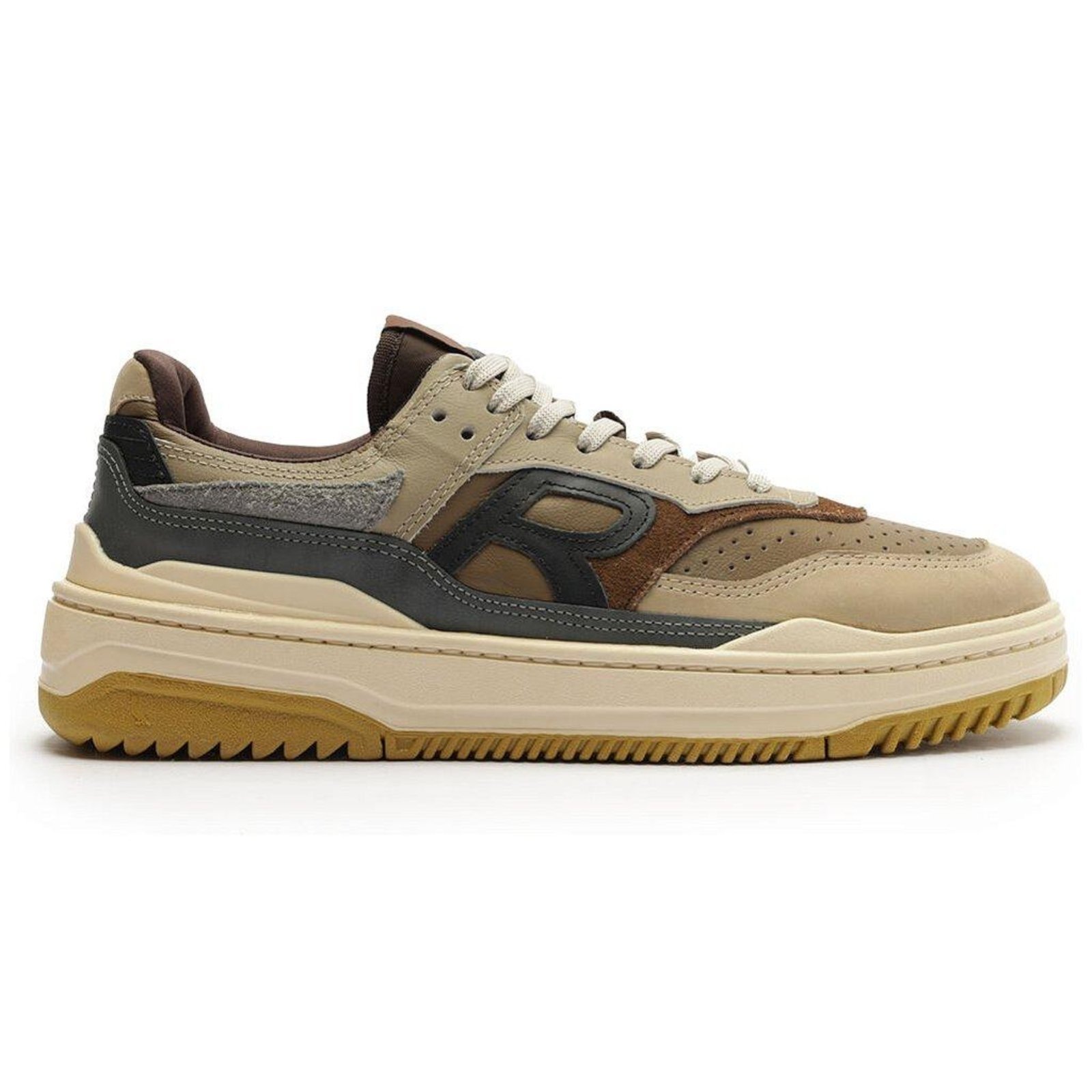 Tenis Masculino Reserva R Broox Marrom